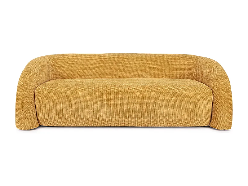 Canapé design 3 places KALVIN-Jaune