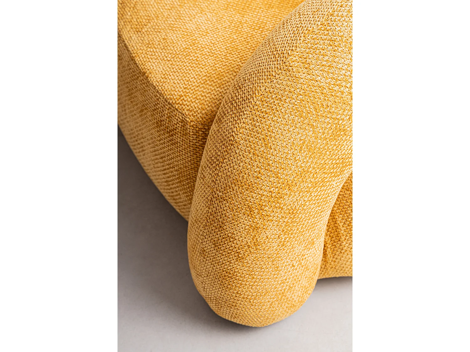 Canapé design 3 places KALVIN-Jaune