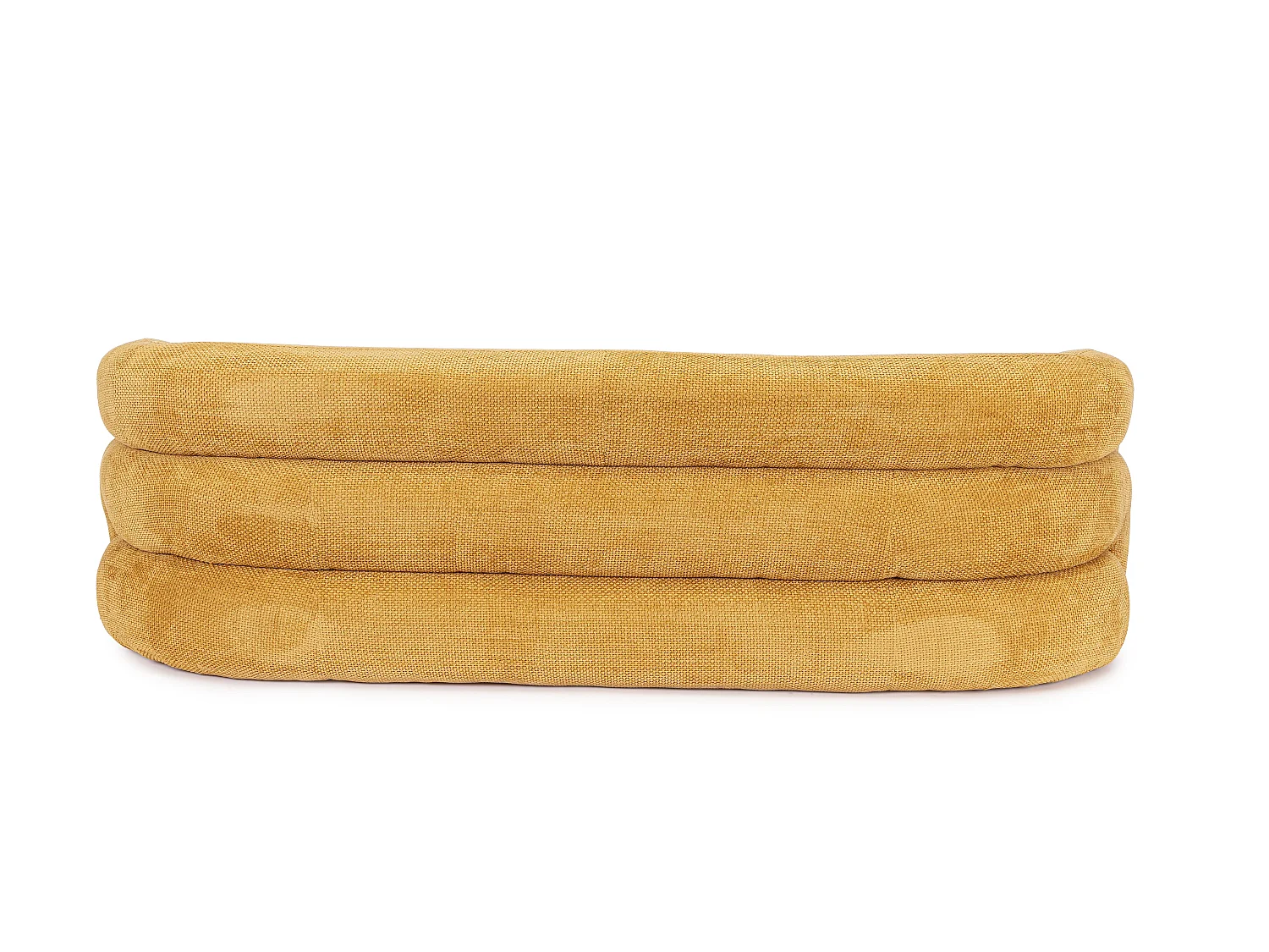 Moderner 3-Sitzer Sofa, gebogen, Stoff, 200x89x61, Bizzotto Clemence