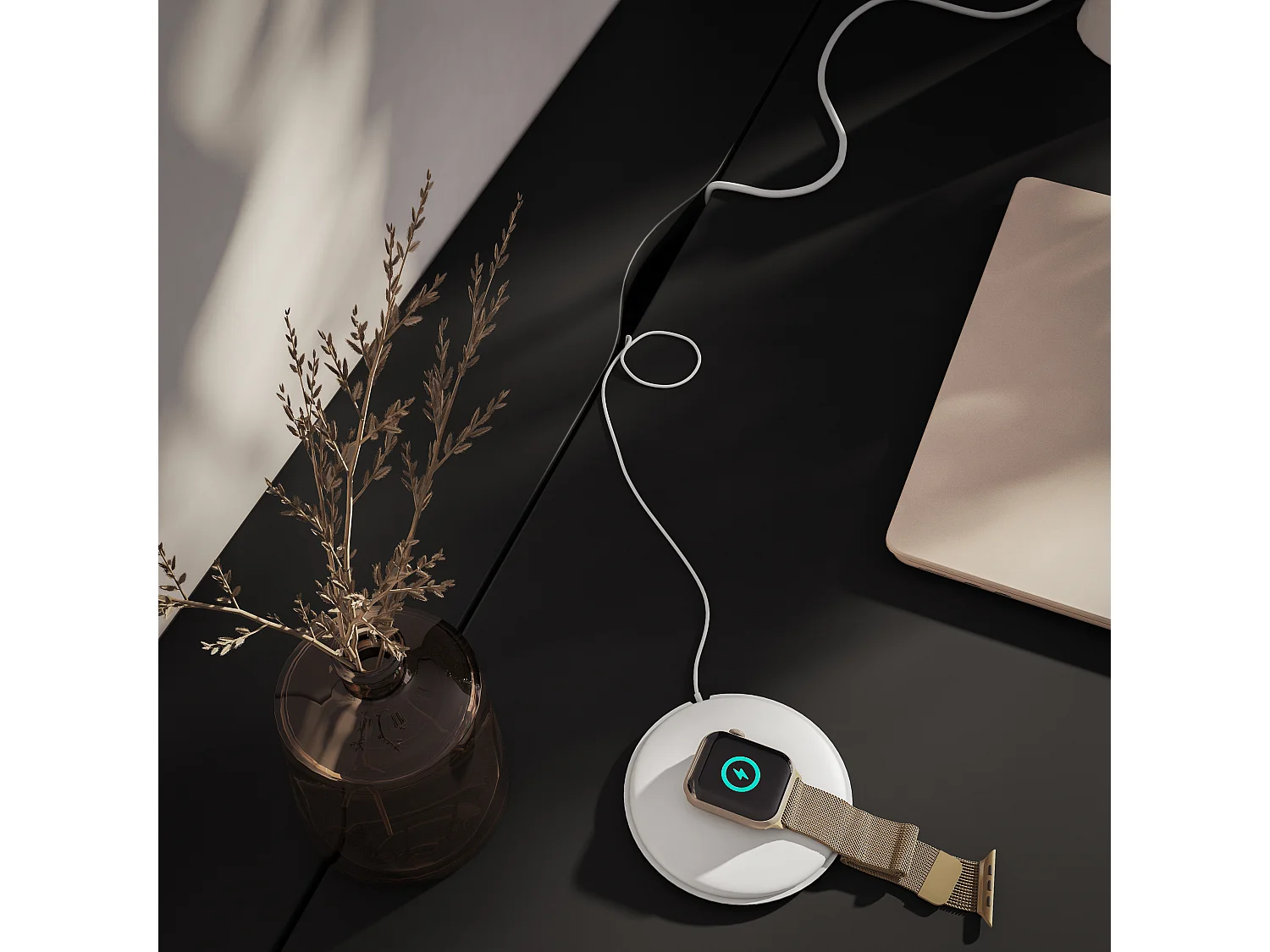 KAZY bureau – 120 of 140 cm – Wit of Mat Zwart-Kleur Zwart-Breedte 120 cm