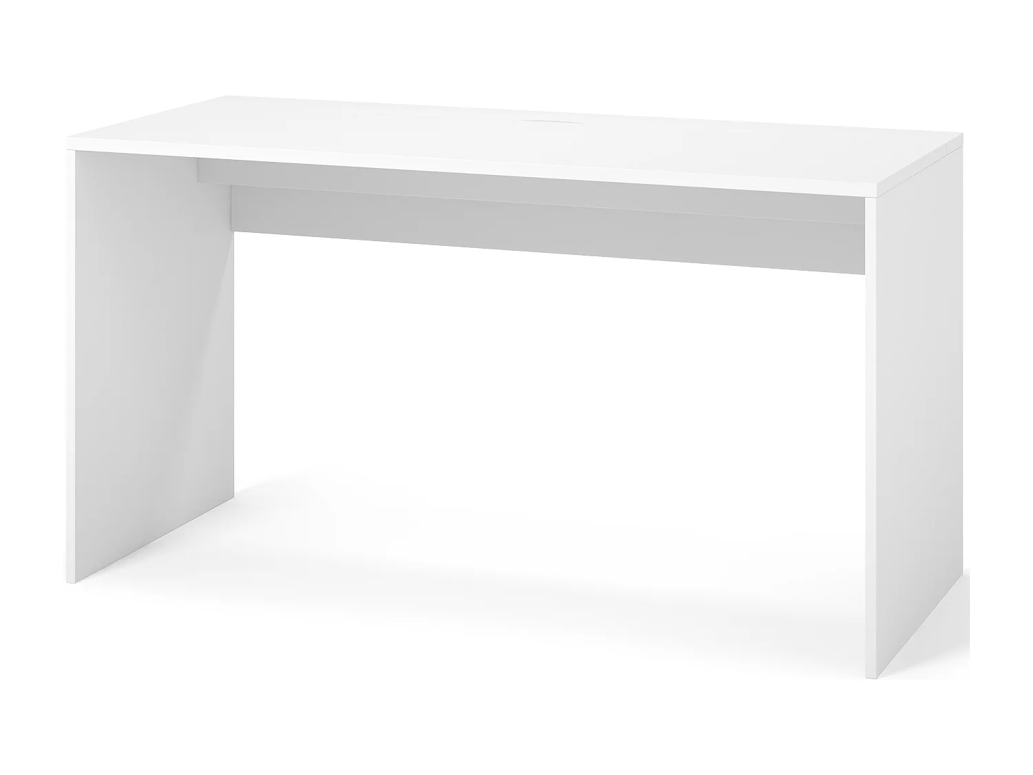 Bureau KAZY – 120 ou 140cm – Blanc ou Noir Mat-Noir-Largeur 140 cm