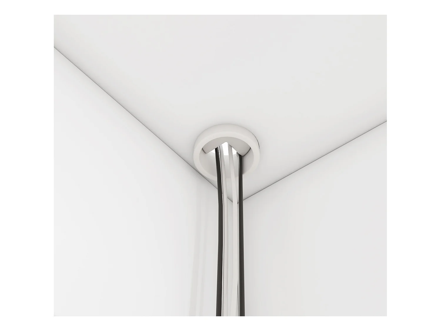 Bureau AROLD – 120 ou 140cm – Blanc mat ou bois Naturel-Blanc-Largeur 120 cm