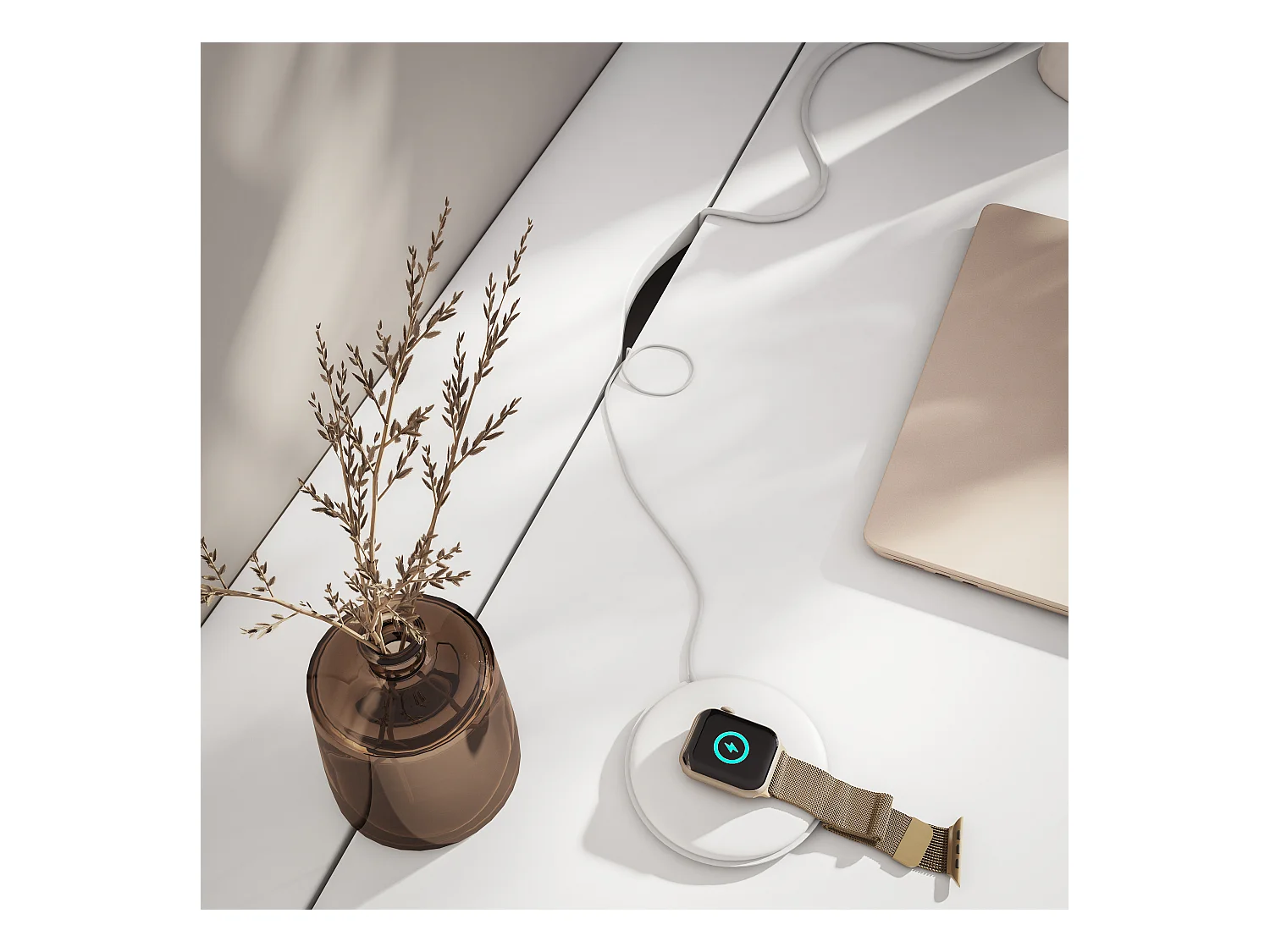 Bureau KAZY – 120 ou 140cm – Blanc ou Noir Mat-Blanc-Largeur 120 cm