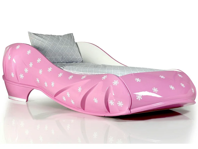 Roze schoenenbed 90x190 cm