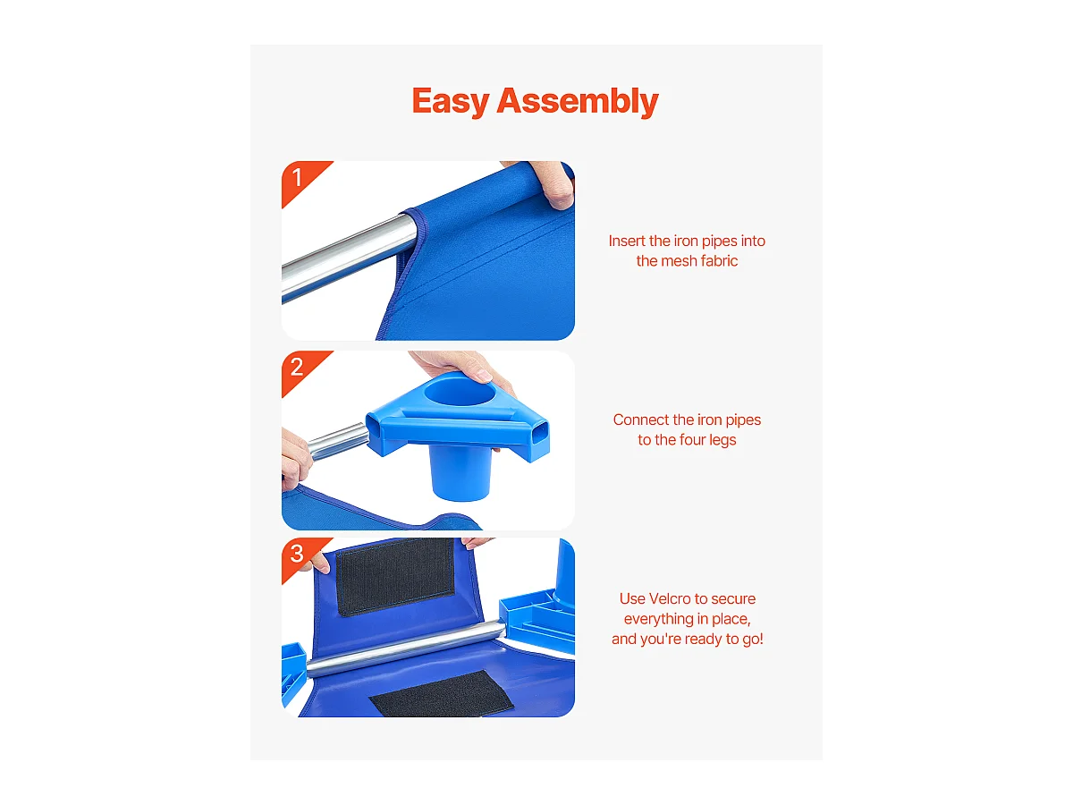 Letto per Bambino SucceBuy Pileabile, 132 x 58 cm, Blu, In Lotto da 6, per Asili Nido, Scuole Materne e Aule Scolastiche