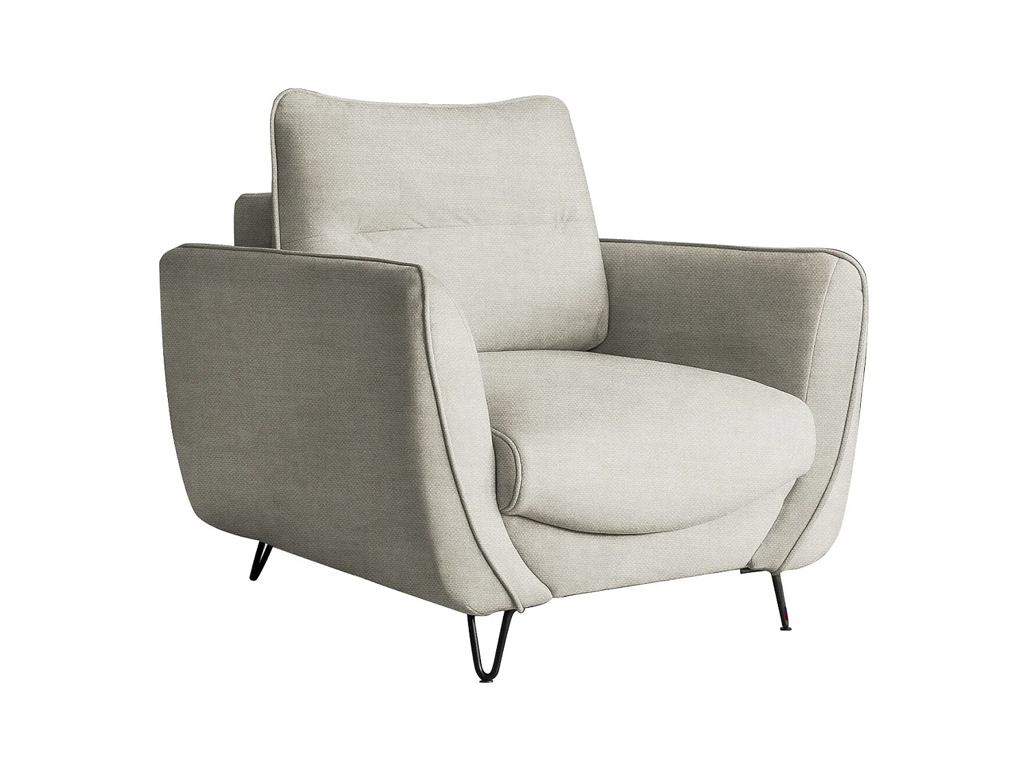 Sillón de terciopelo ZURIK: comodidad y estilo atemporal-Color Burdeos