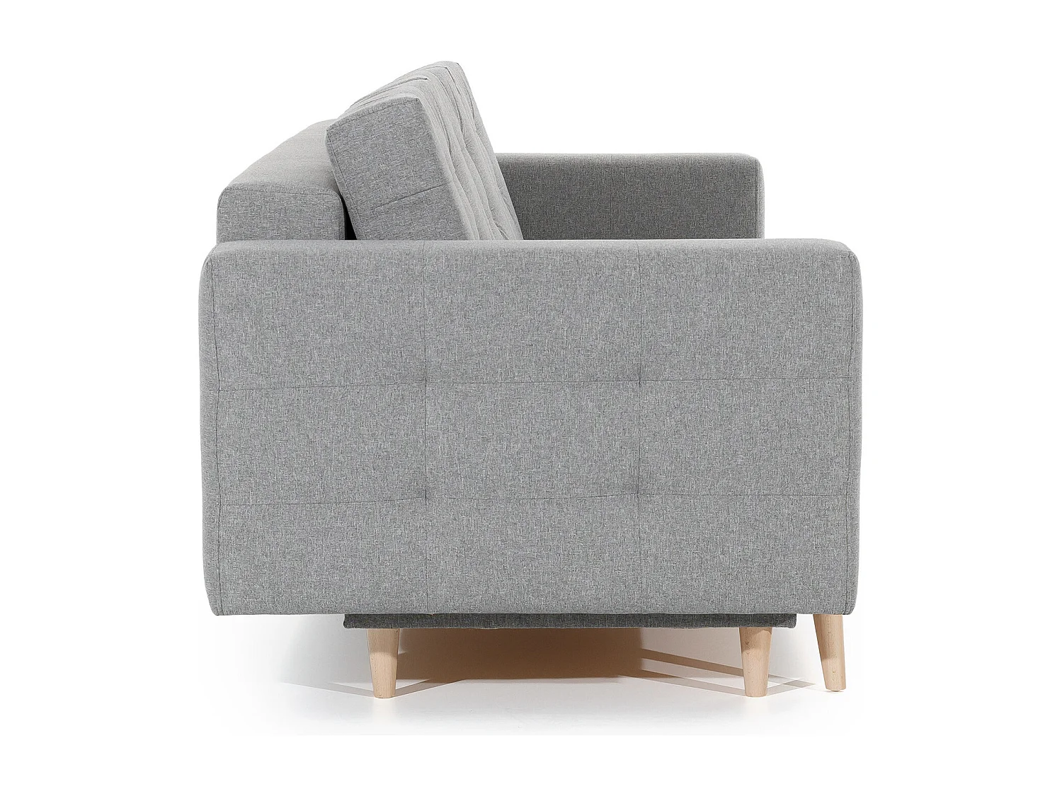 Fauteuil tissu ANSKA-Jaune moutarde