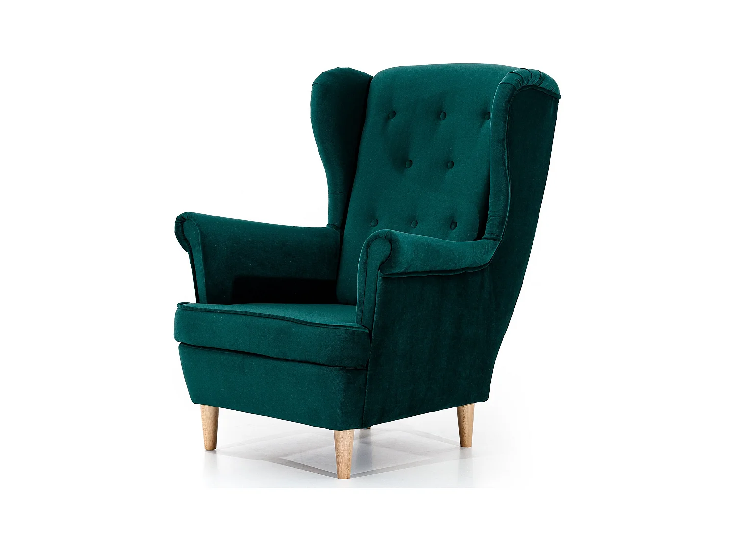 Fauteuil bergère LIZZI – Élégance intemporelle et confort royal-Vert clair