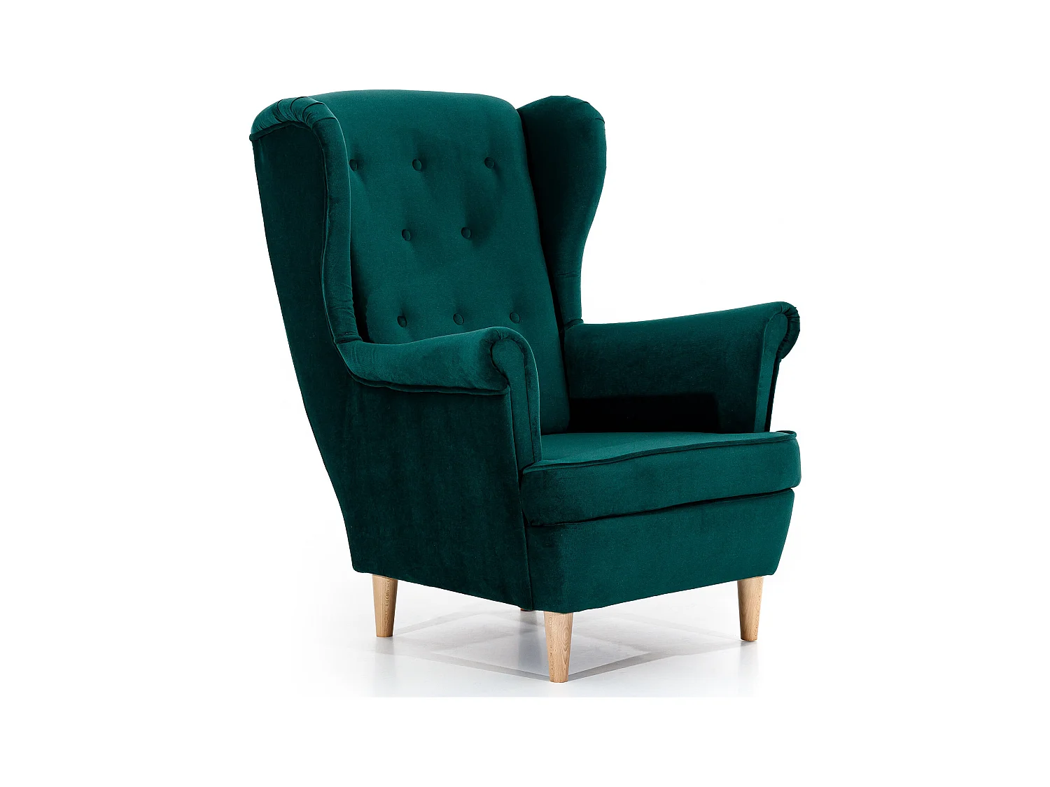 Fauteuil bergère LIZZI – Élégance intemporelle et confort royal-Bleu clair