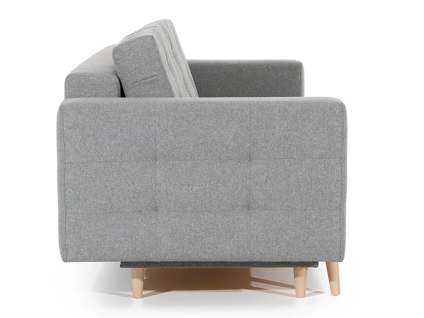 Fauteuil tissu ANSKA-Rose clair