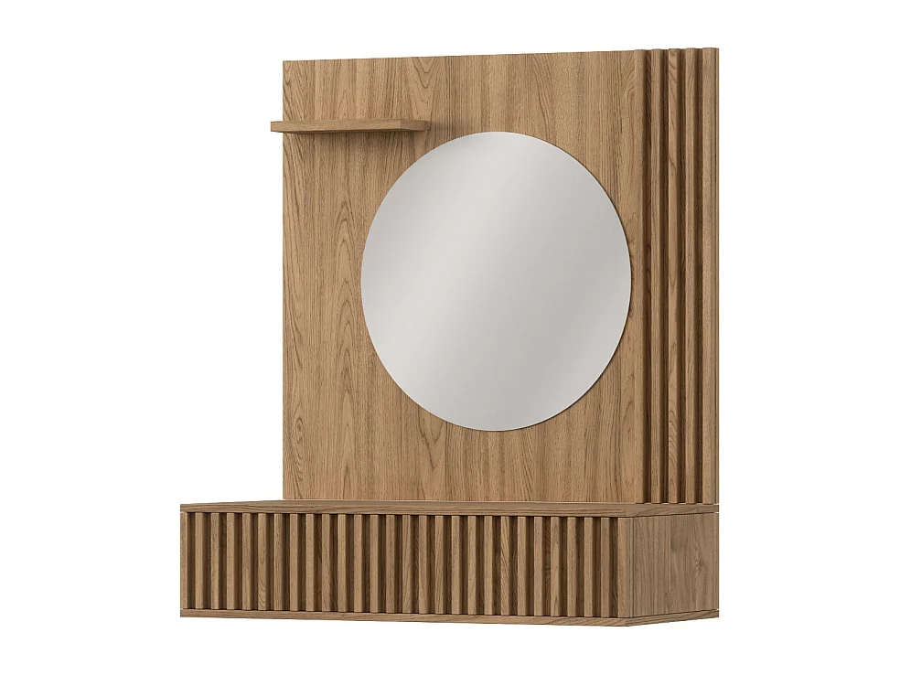 Coiffeuse bois clair rainuré – Collection Bazen