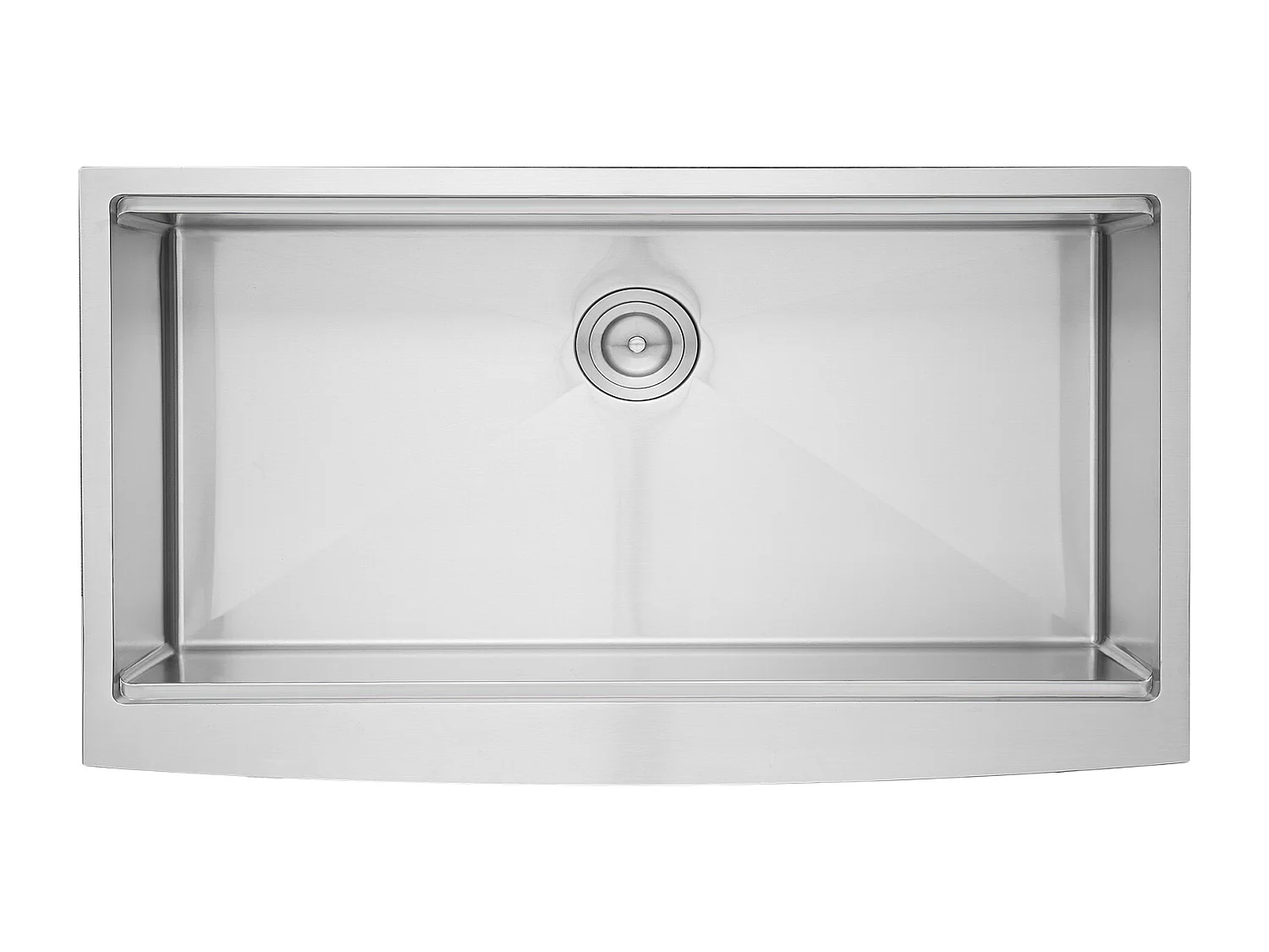 Évier de Cuisine SucceBuy, 84 x 56 x 23 cm, en Acier Inoxydable 304, Cuve Simple, avec Rebord et Accessoires, Idéal pour Poste de Travail