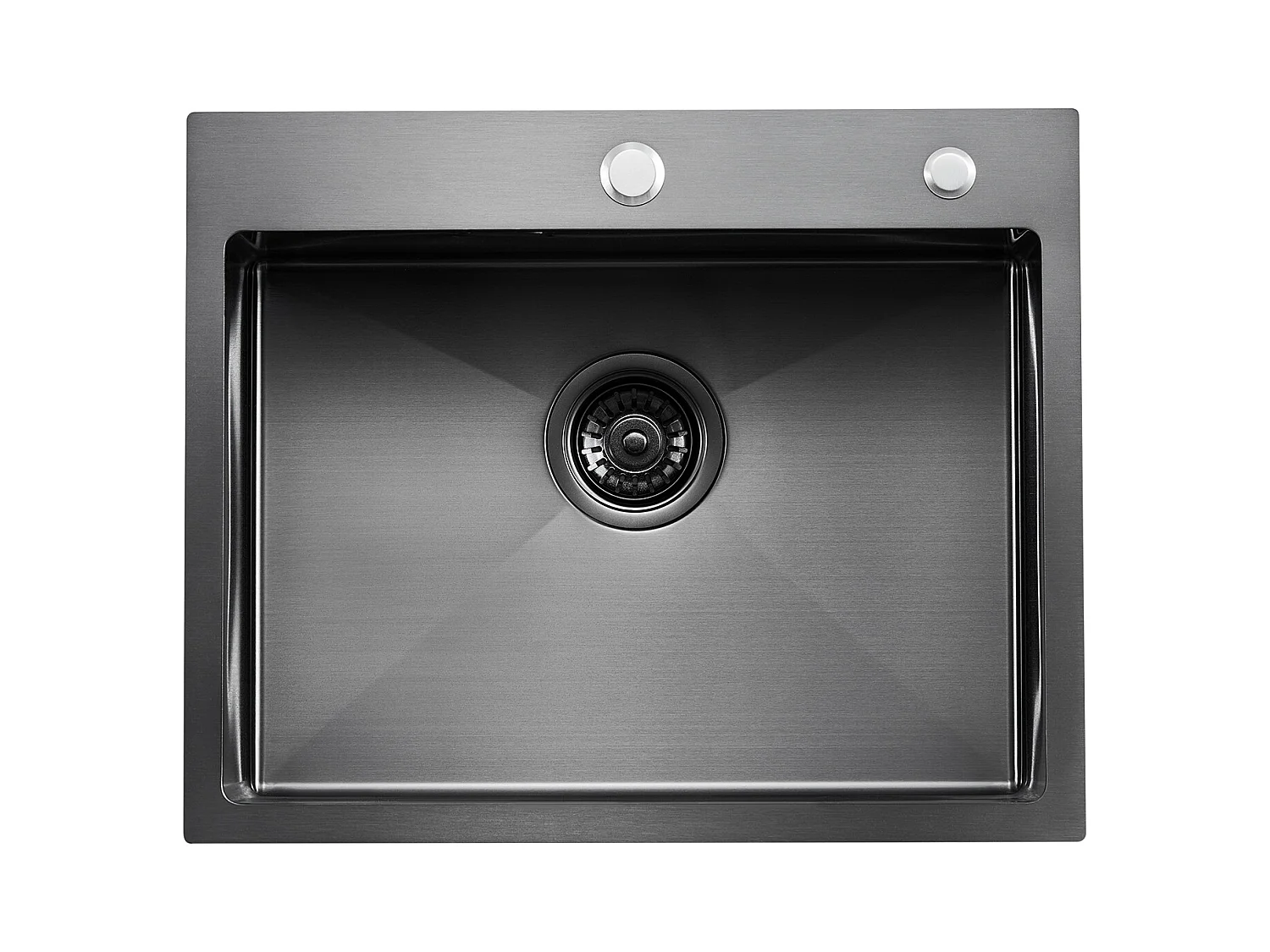 Évier de Cuisine SucceBuy 68 cm, Cuisine de Préparation, Acier Inoxydable, Noir, pour Camping-Car, Cuisine de Préparation et Bar