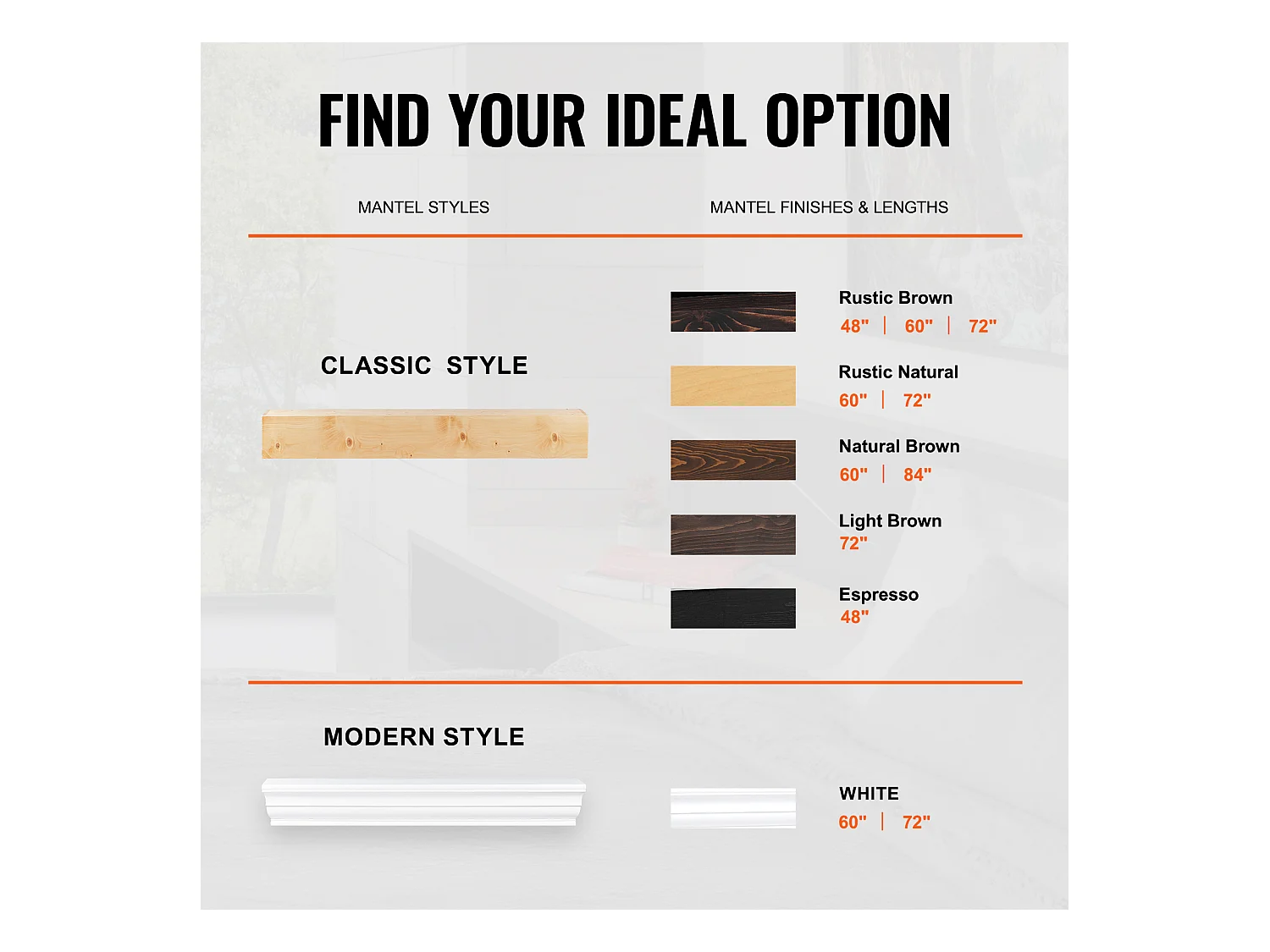 Étagère Flottante Murale SucceBuy, en Bois Rustique, 182,8cm, Naturel