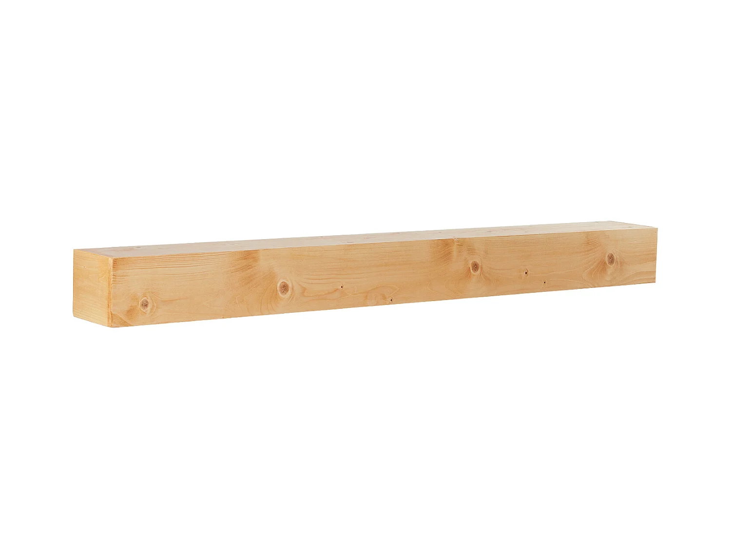 Étagère Flottante Murale SucceBuy, en Bois Rustique, 182,8cm, Naturel
