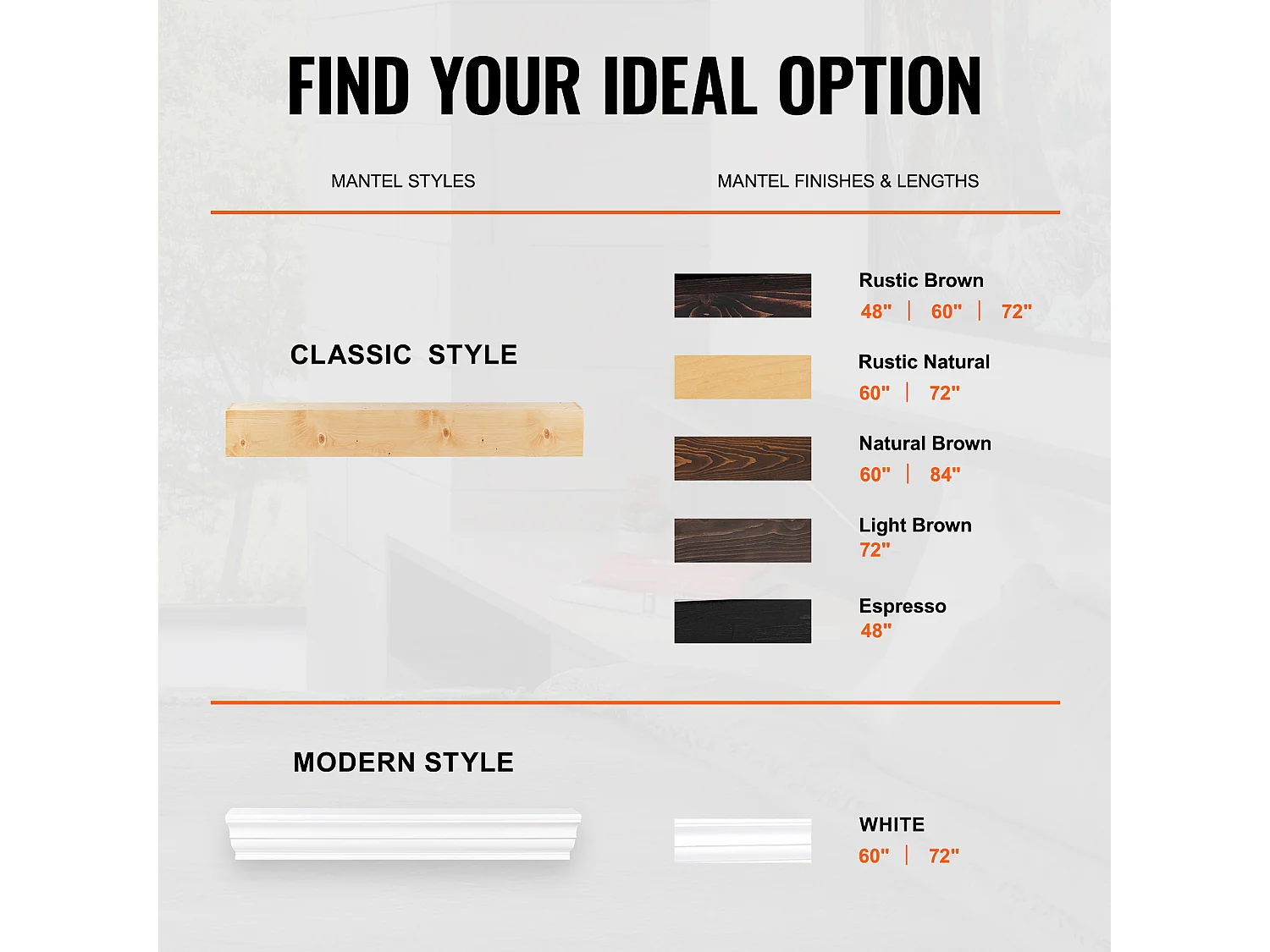 Étagère Flottante Murale SucceBuy, en Bois Rustique, 182,8cm, Naturel