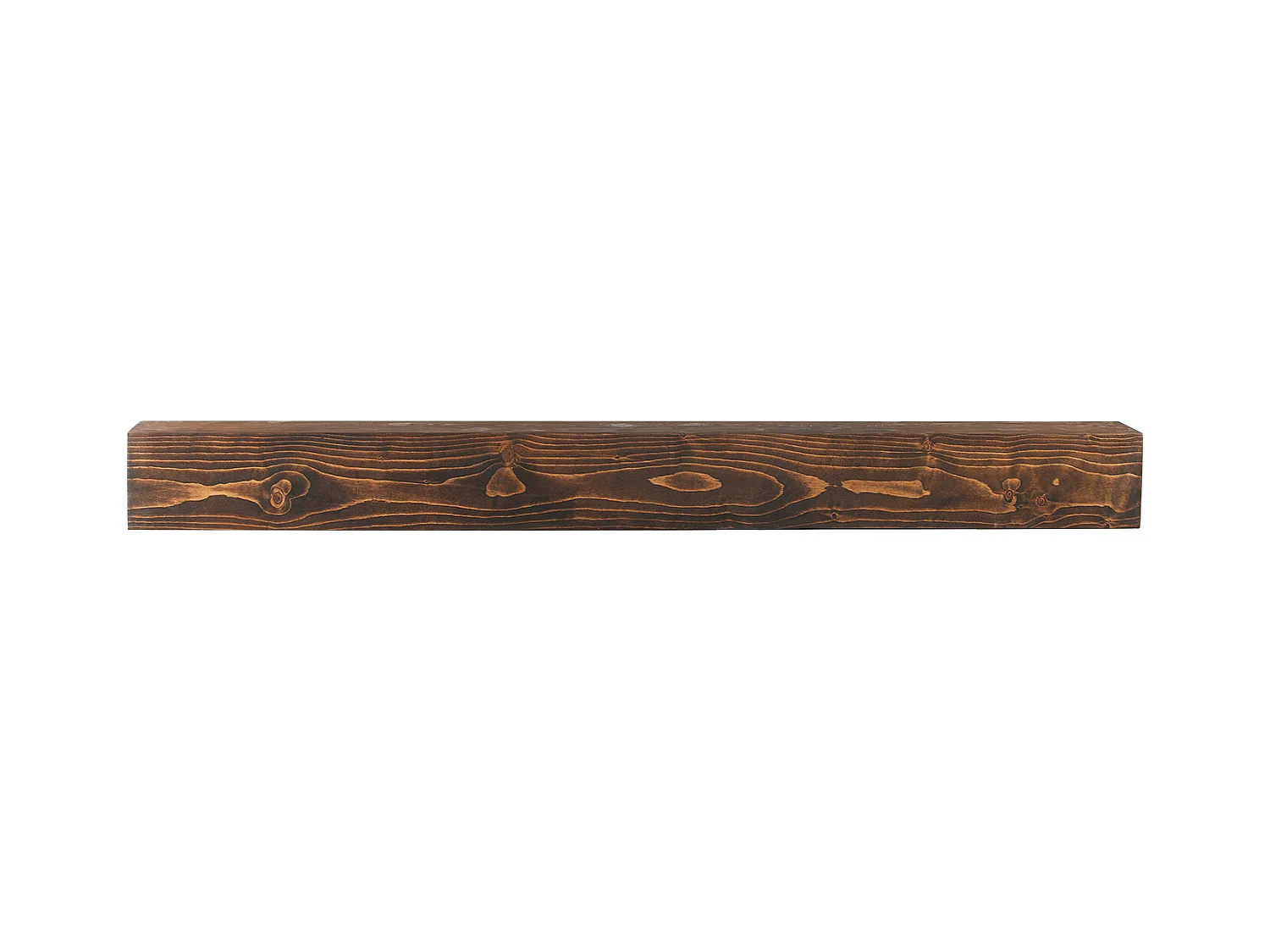 Zwevende Wandplank SucceBuy, Rustiek Hout, 213,3 cm, Bruin