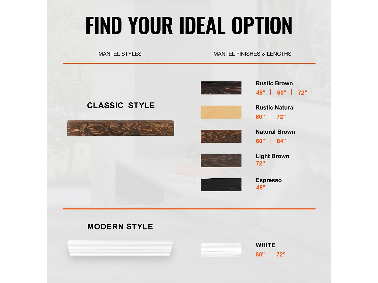 Półka Wisząca SucceBuy, z Drewna Rustykalnego, 213,3 cm, Brązowa