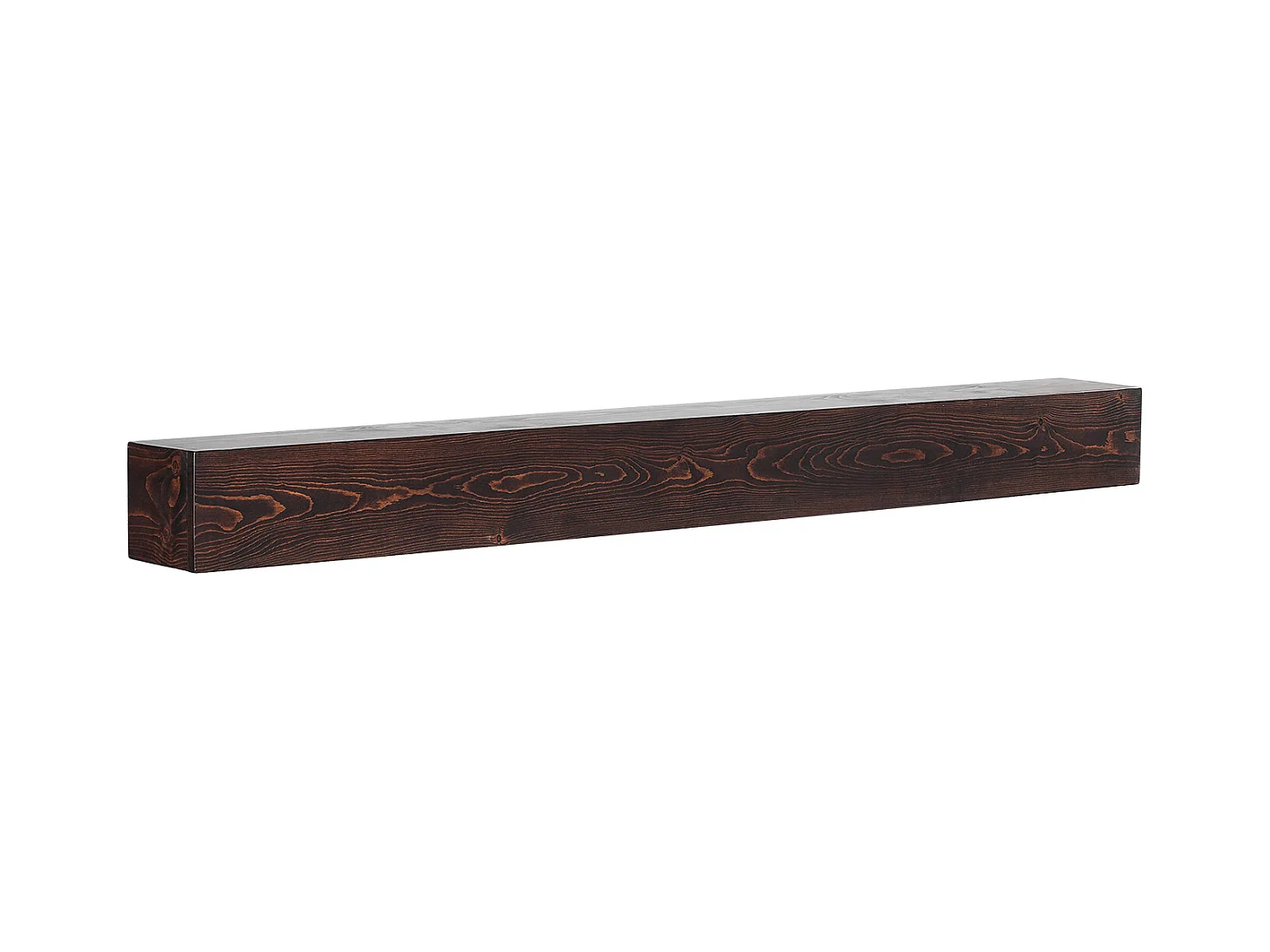 Étagère Flottante Murale SucceBuy, en Bois Rustique, 182,8 cm, Marron