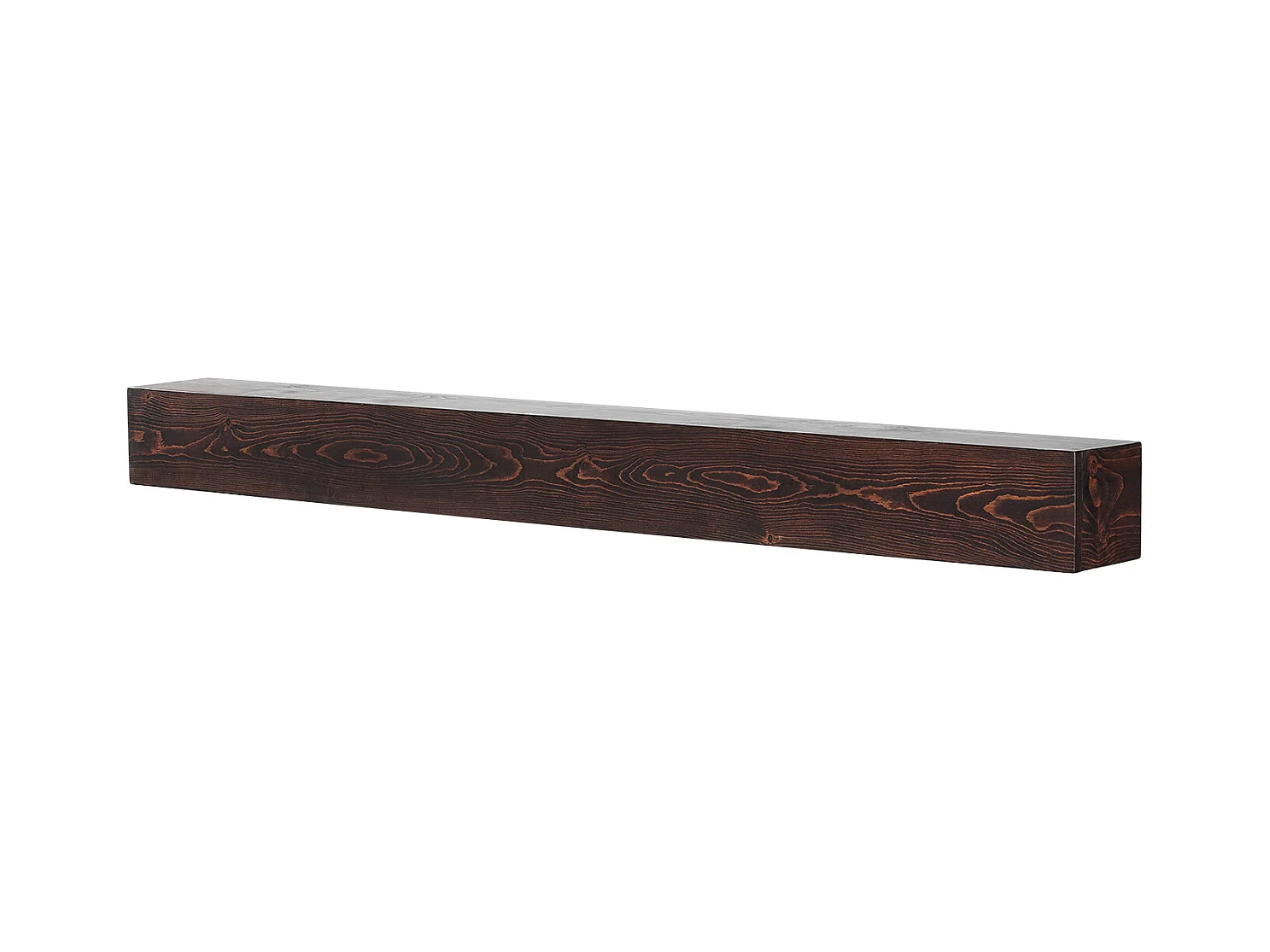 Étagère Flottante Murale SucceBuy, en Bois Rustique, 182,8 cm, Marron