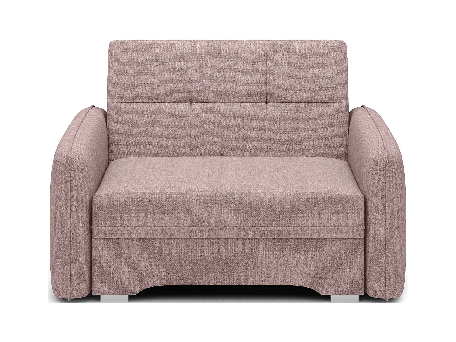 Fauteuil convertible LANY - Compact et ingénieux-Rose clair
