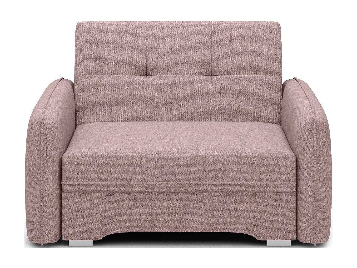 Fauteuil convertible LANY - Compact et ingénieux-Rose clair