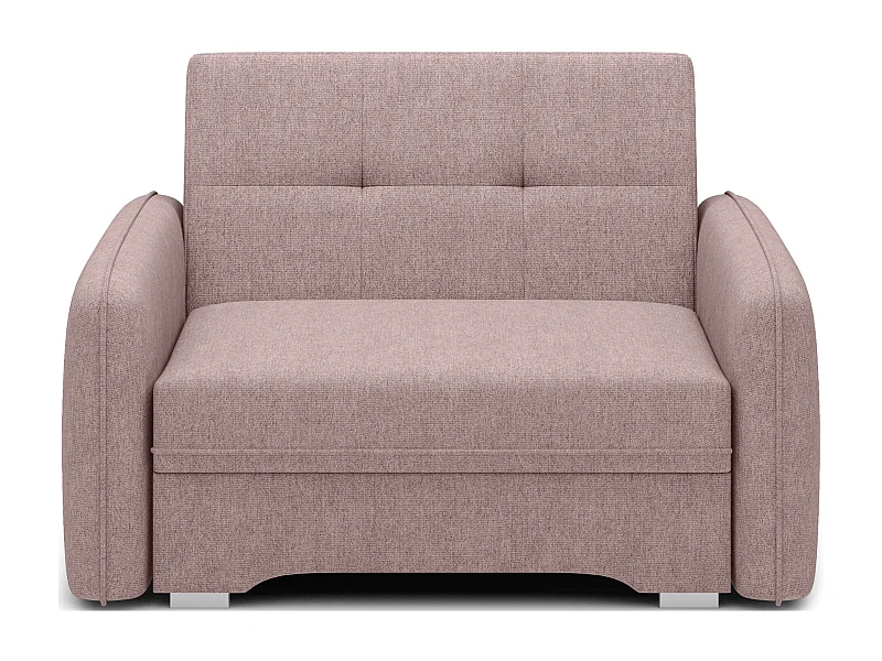 Fauteuil convertible LANY - Compact et ingénieux-Rose clair