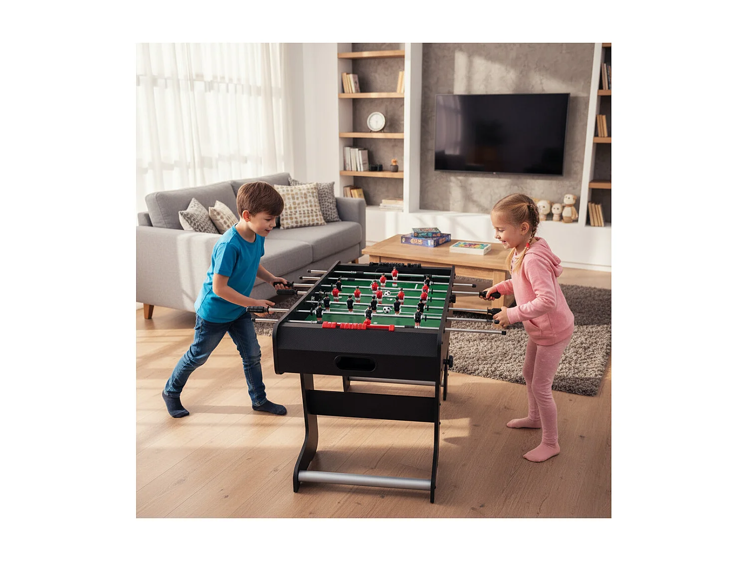 Baby Foot de football pliable - Viavito - Modéle FT100X - 4 pieds