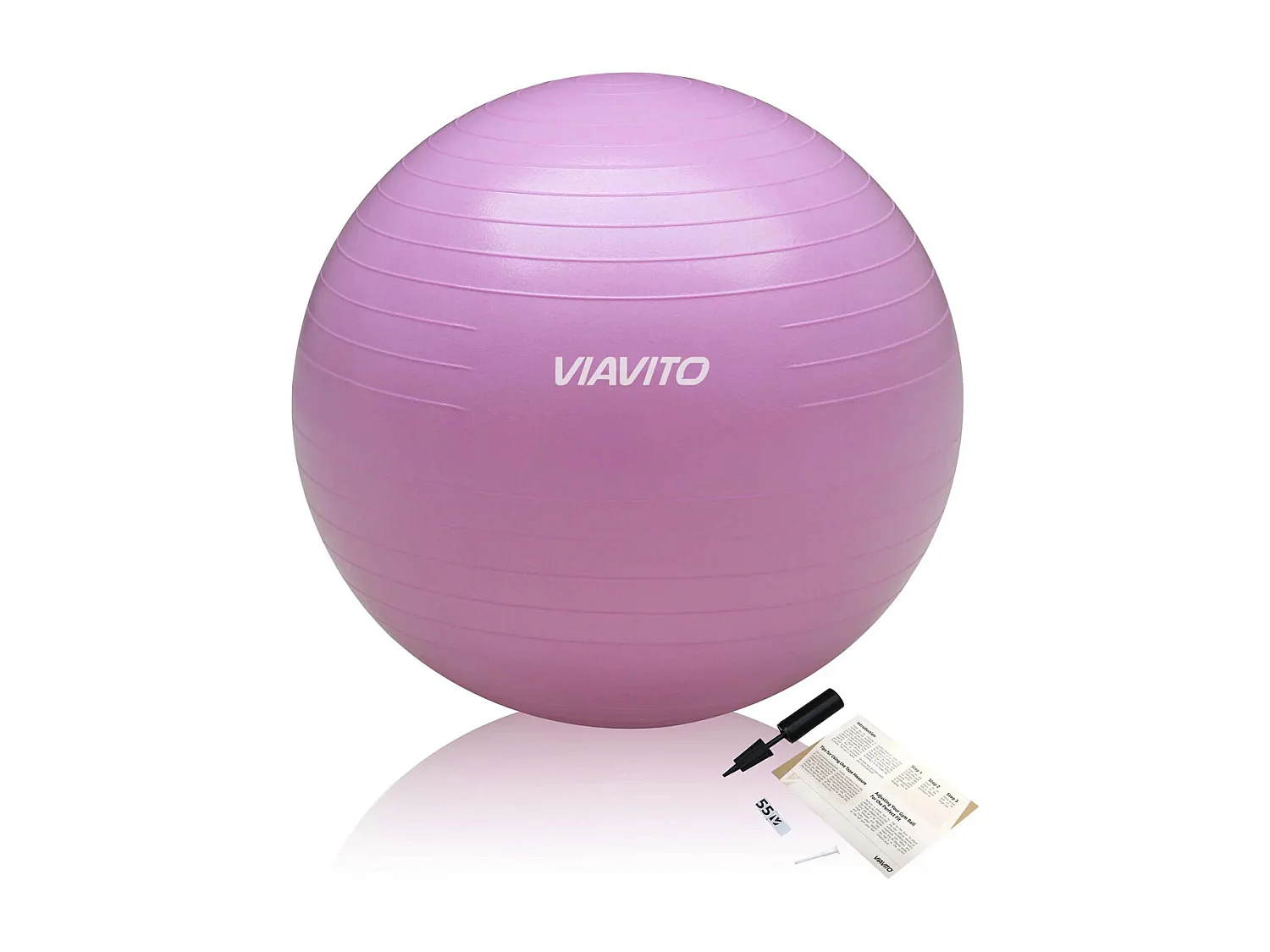 Ballon de Gymnastique  - Viavito - 55 cm - Anti burst - Vert
