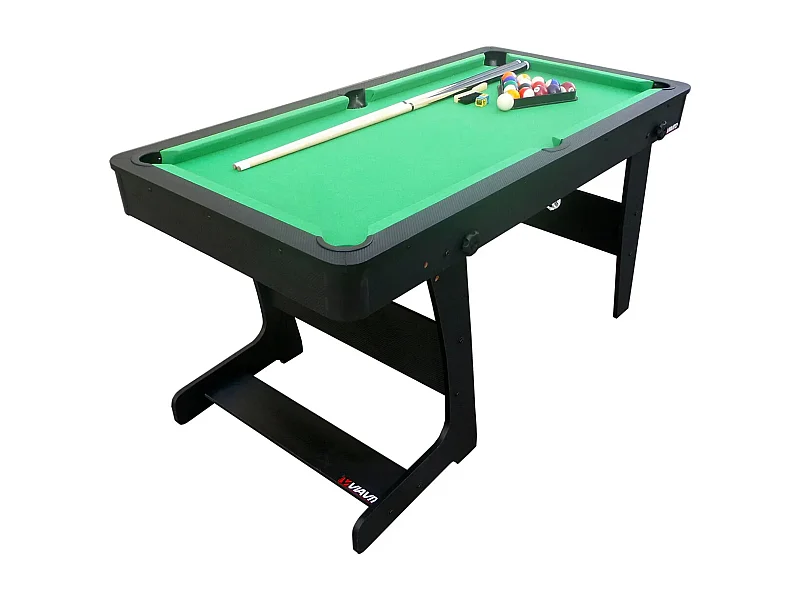 Table de billard pliable - Viavito - Modèle PT100 - Accessoires inclus