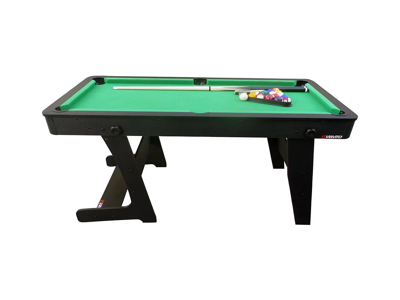 Table de billard pliable - Viavito - Modèle PT100X - Accessoires inclus
