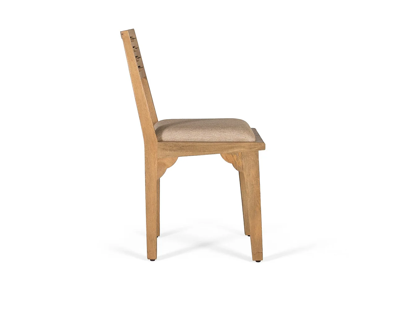 Kavel van twee chaises in massief manguierbos