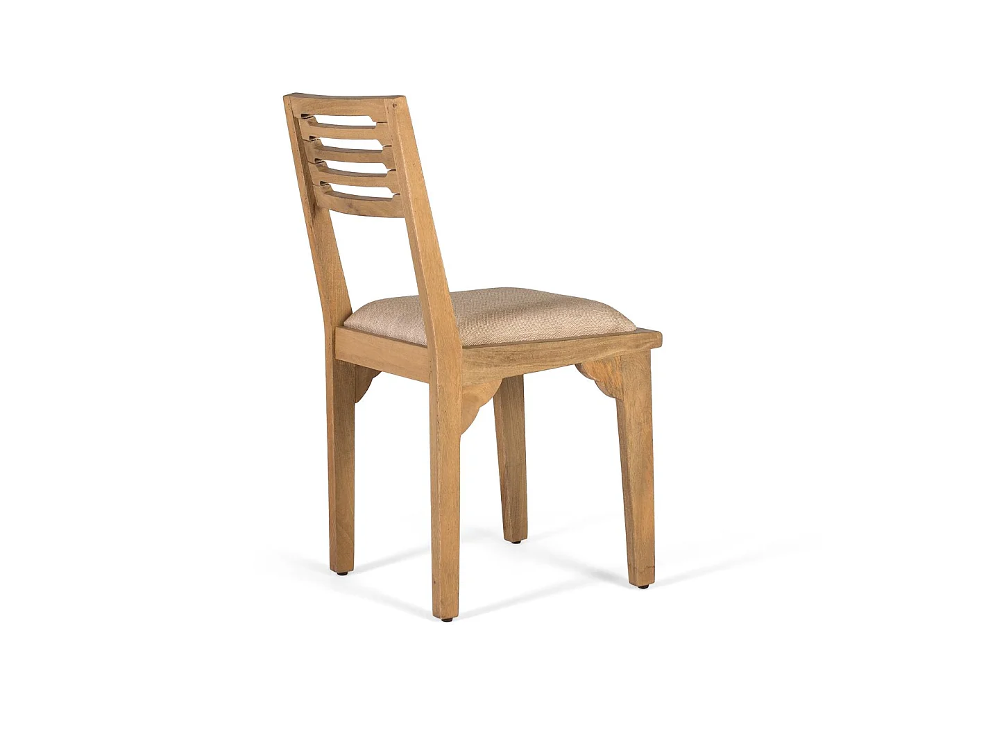Kavel van twee chaises in massief manguierbos