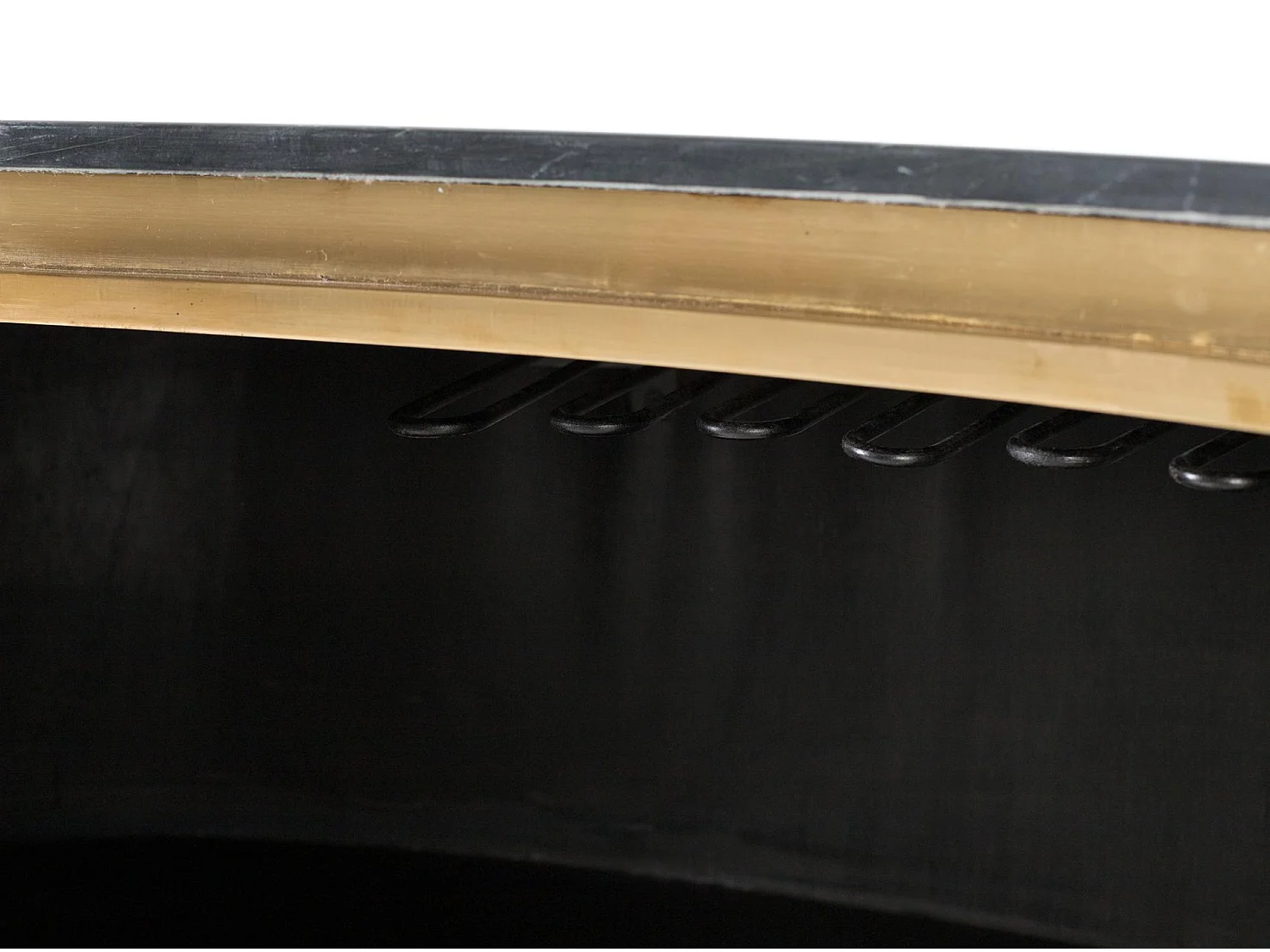 Meuble de bar en bois de manguier 145 cm, style classique moderne - 110 x 145 x 57