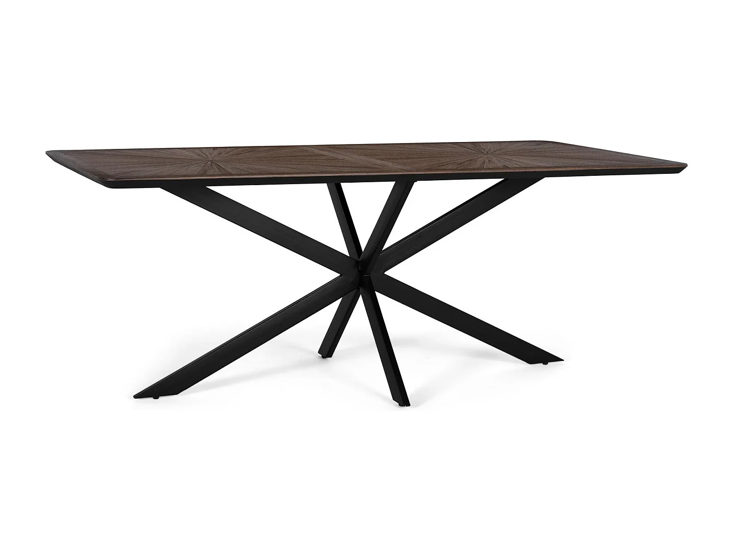 Table à manger en bois de teck recyclé 200 cm