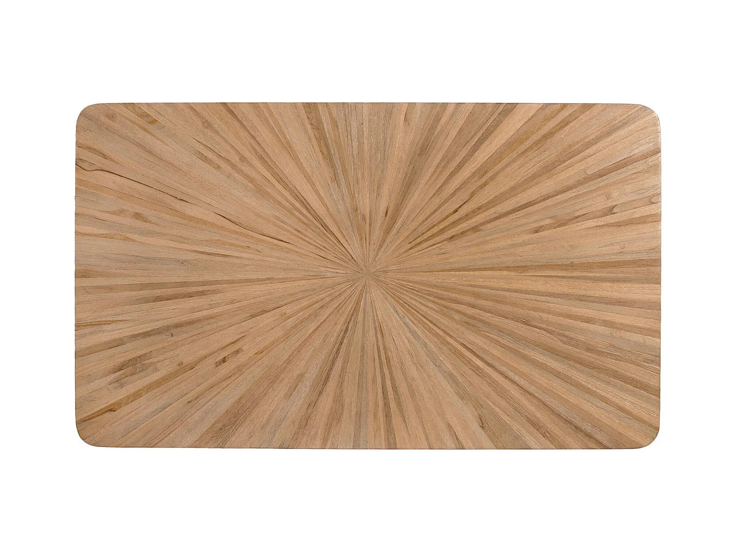 Table à manger en bois de teck recyclé 150 cm