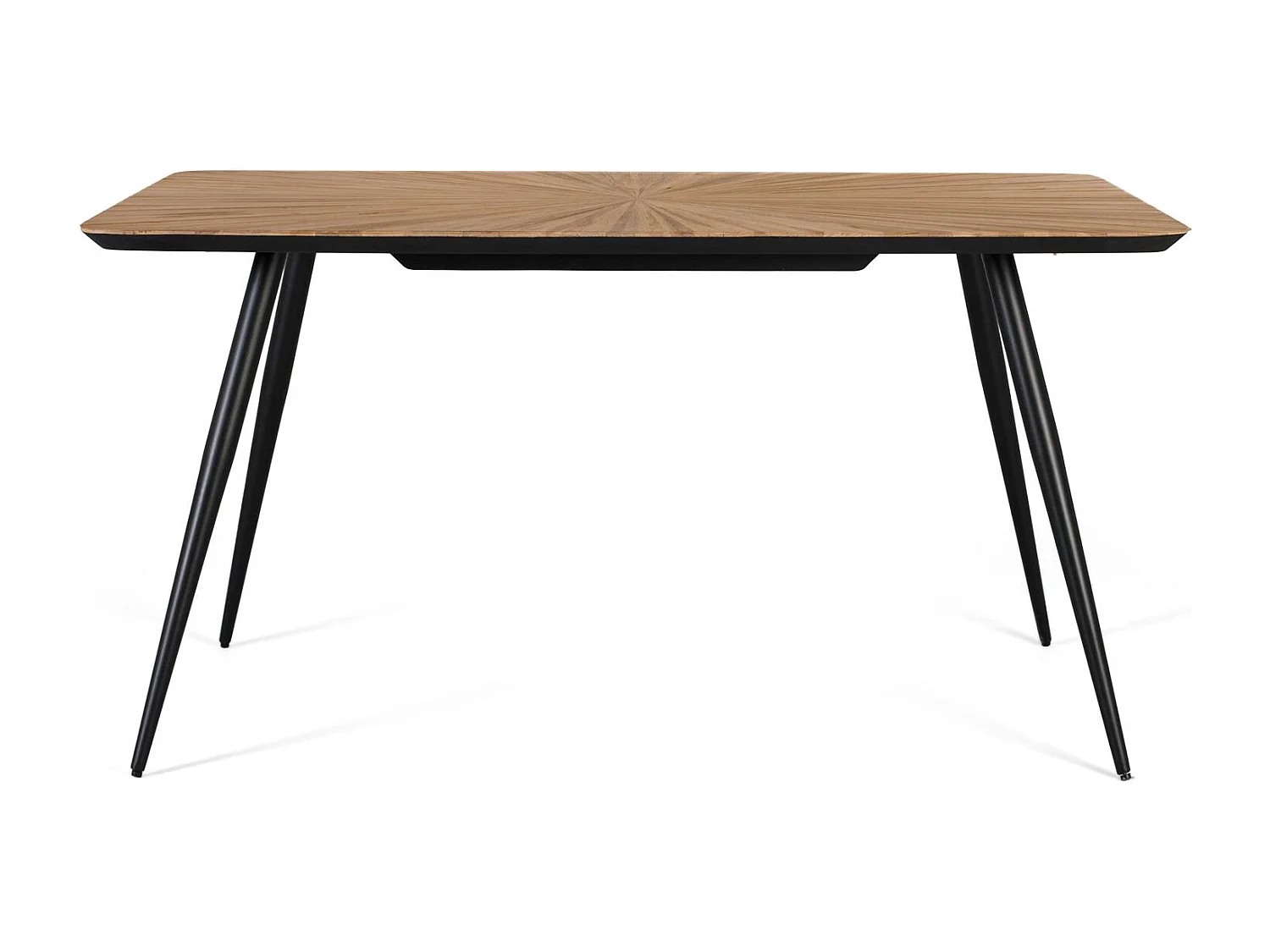 Tavolo da pranzo in legno di teak riciclato 150 cm