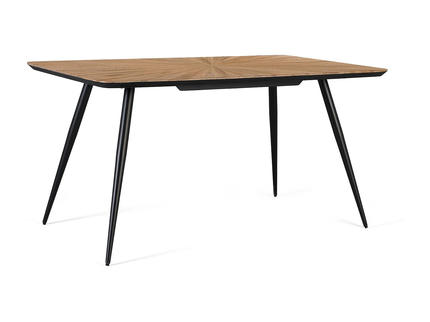 Tavolo da pranzo in legno di teak riciclato 150 cm