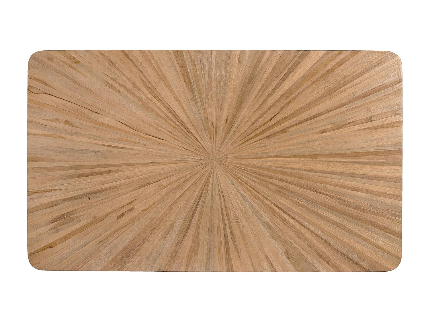 Tavolo da pranzo in legno di teak riciclato 150 cm