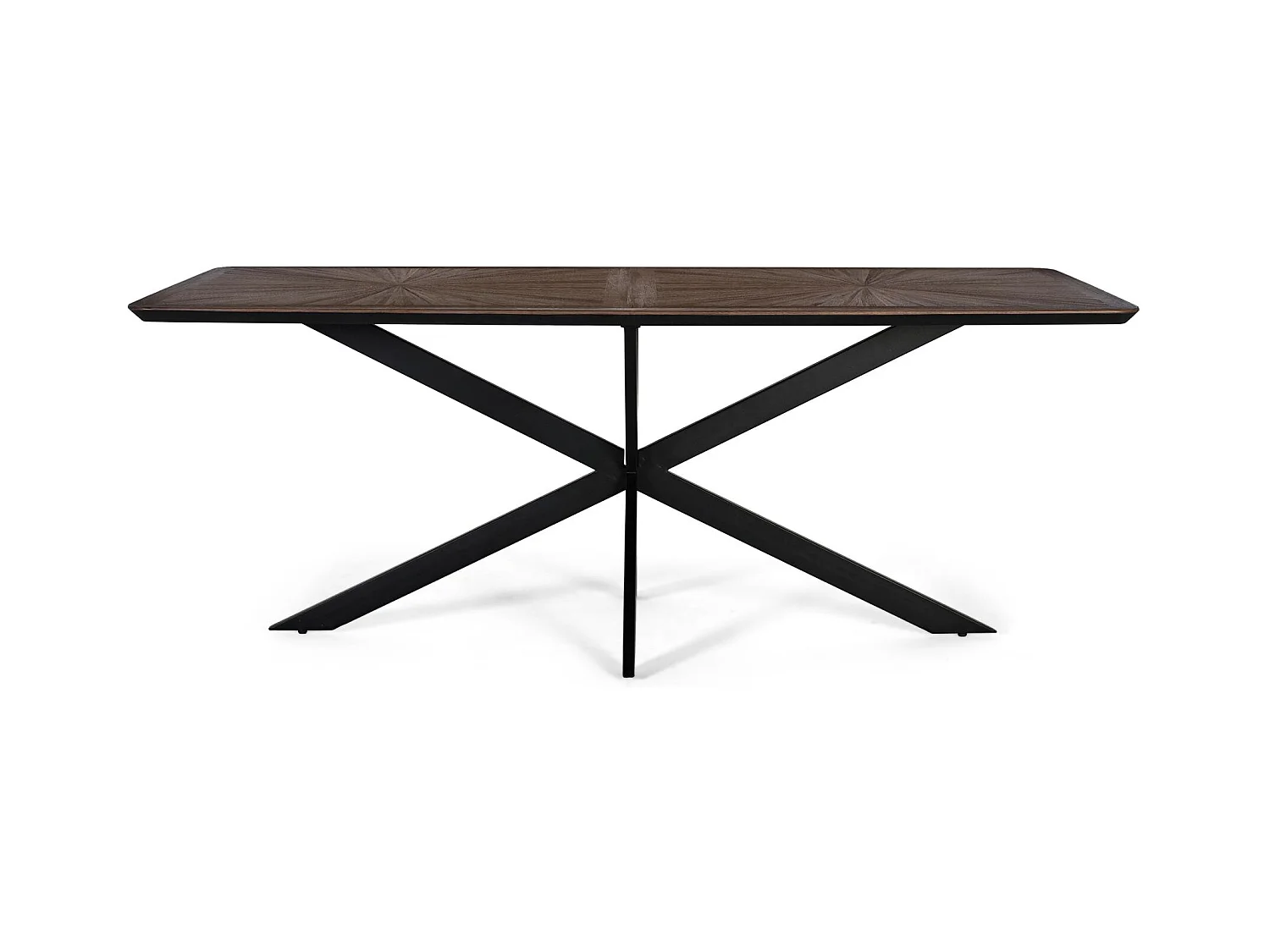 Table à manger en bois de teck recyclé 180 cm