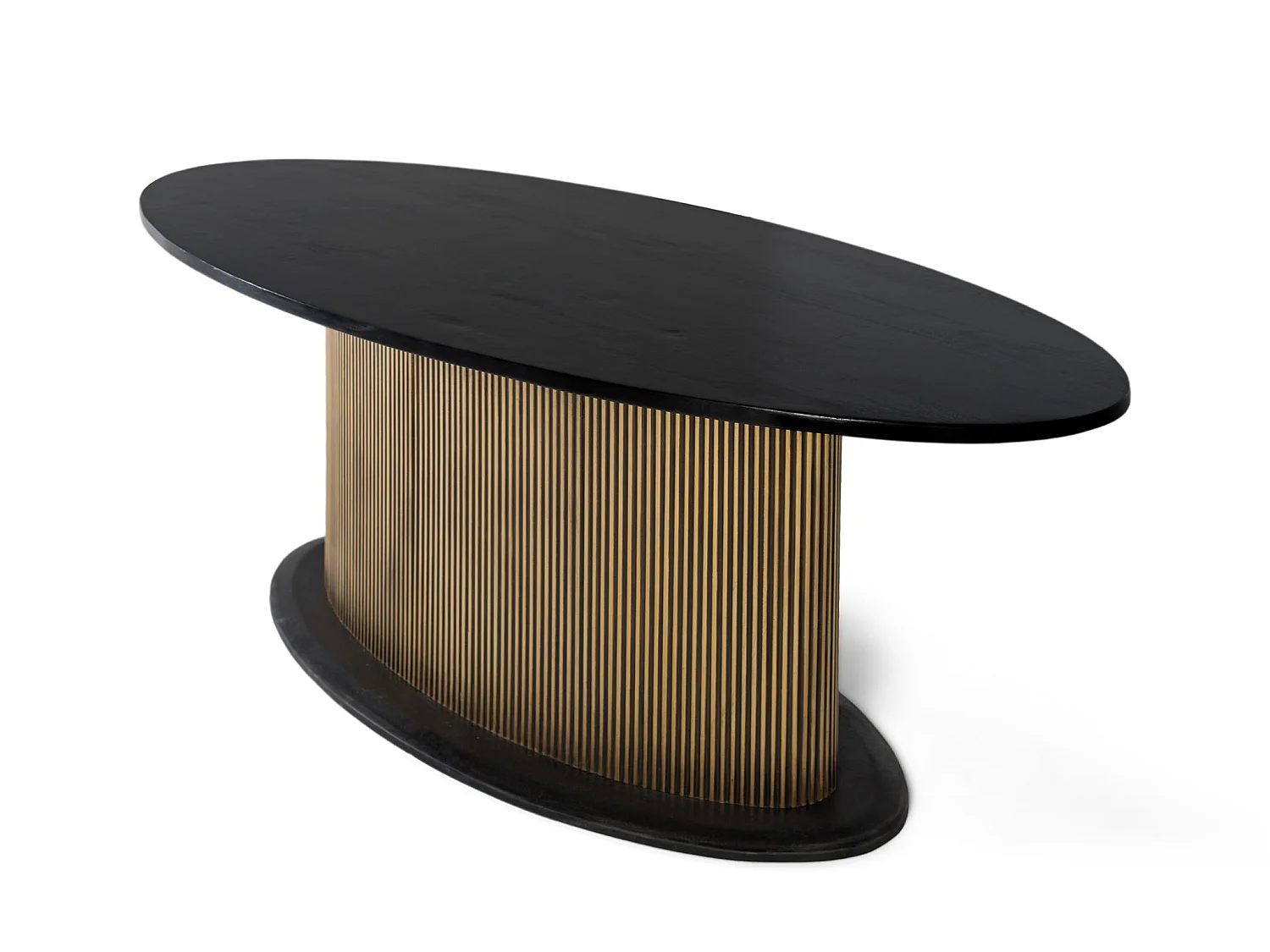 Tables de salle à manger en bois de manguier 220 cm, style classique moderne - 77 x 220 x 110