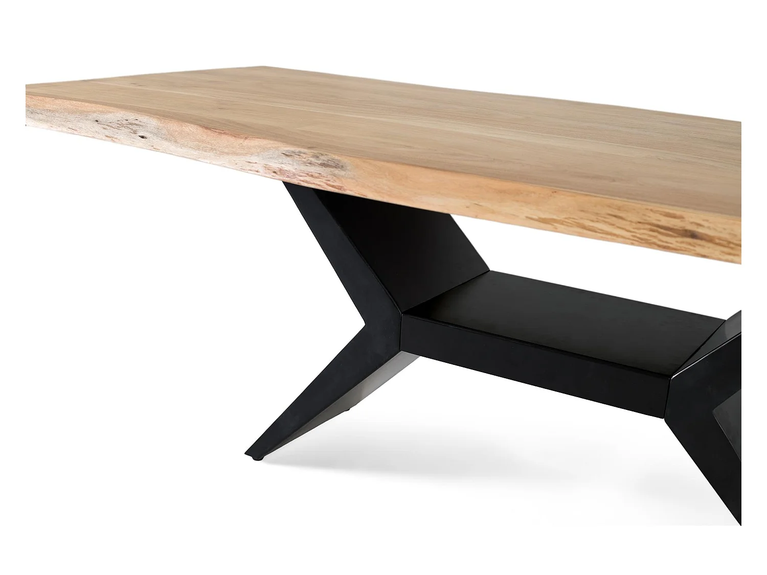 Mesa de comedor fabricada en madera de acacia maciza 220 cm