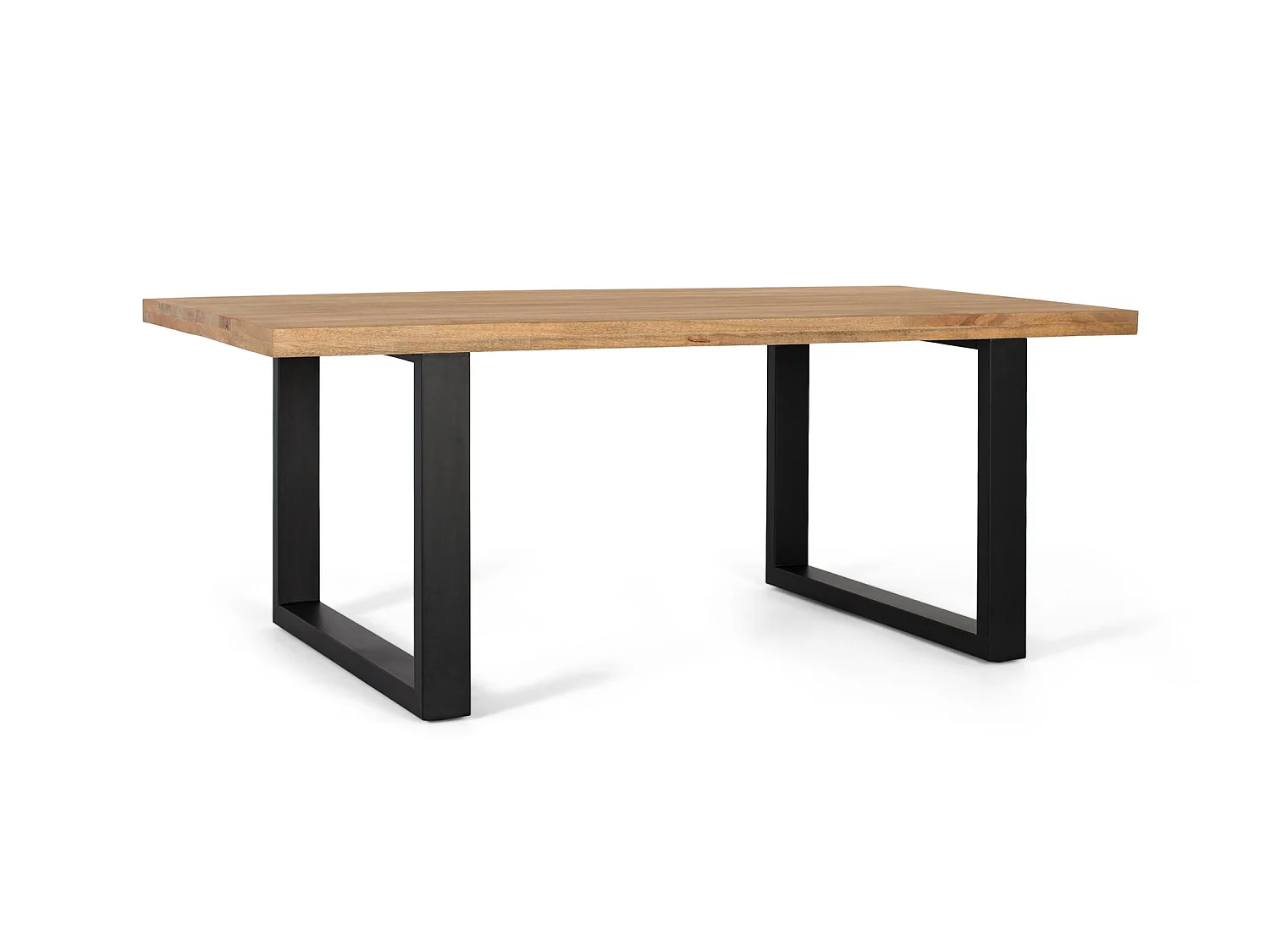 Esstisch mit rechteckiger Platte aus Mangoholz 200 cm