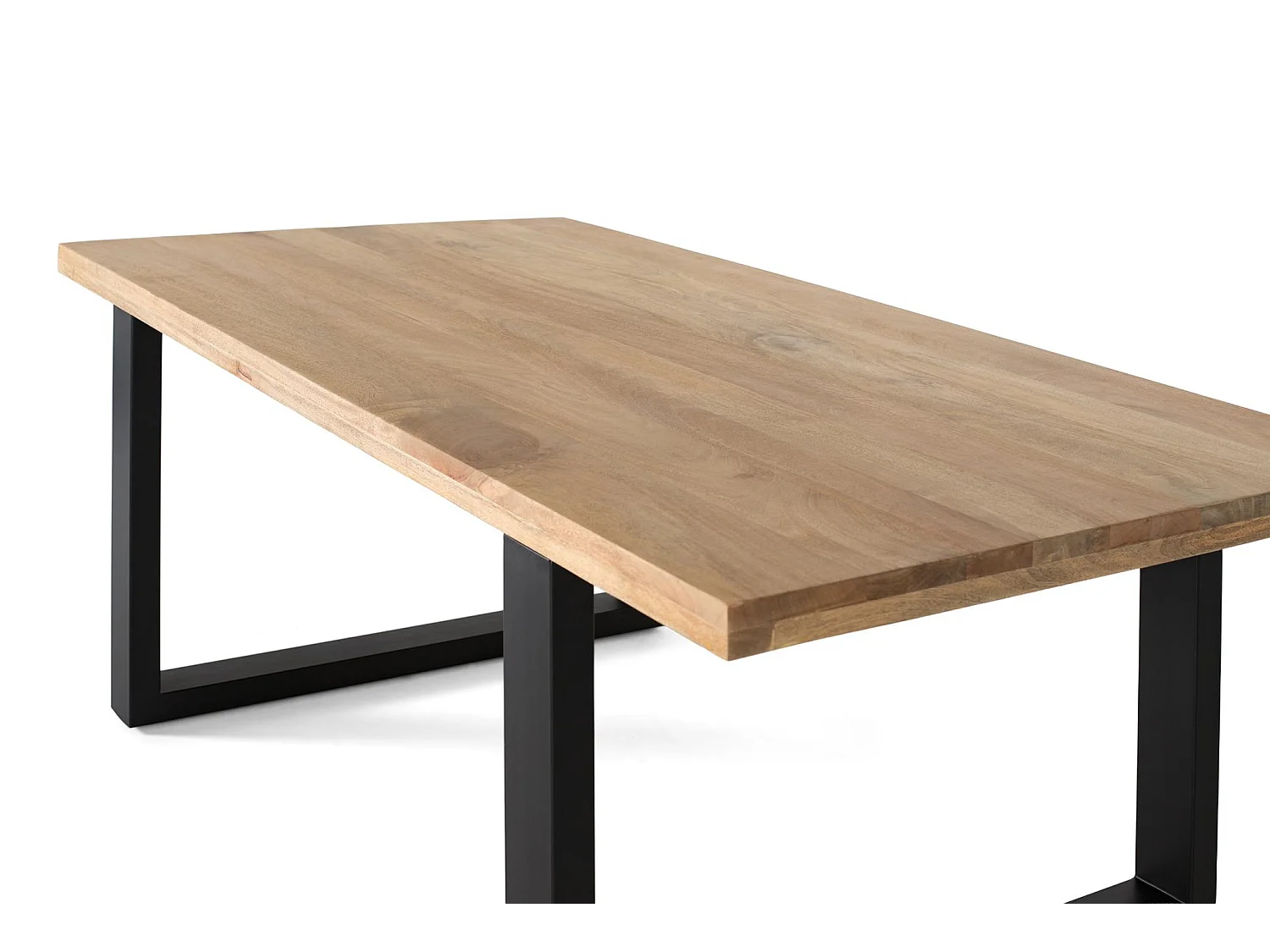 Esstisch mit rechteckiger Platte aus Mangoholz 200 cm