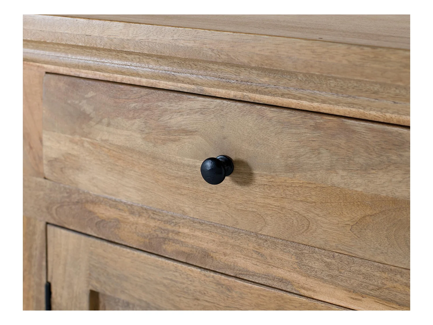 Armoire artisanale en bois de manguier massif 226 cm