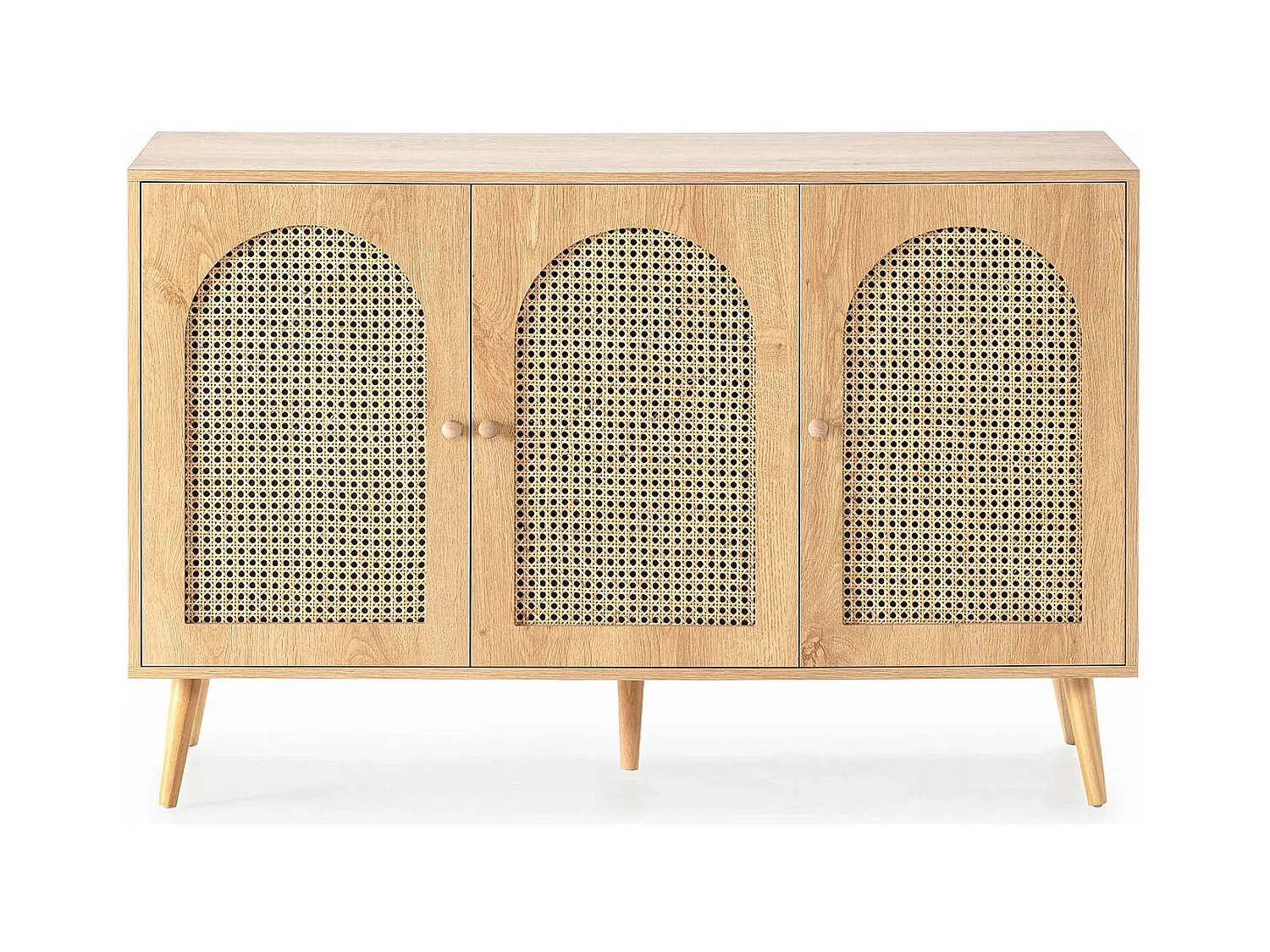 Bufet kolumnowy Luna 3-drzwiowy kolor Dąb