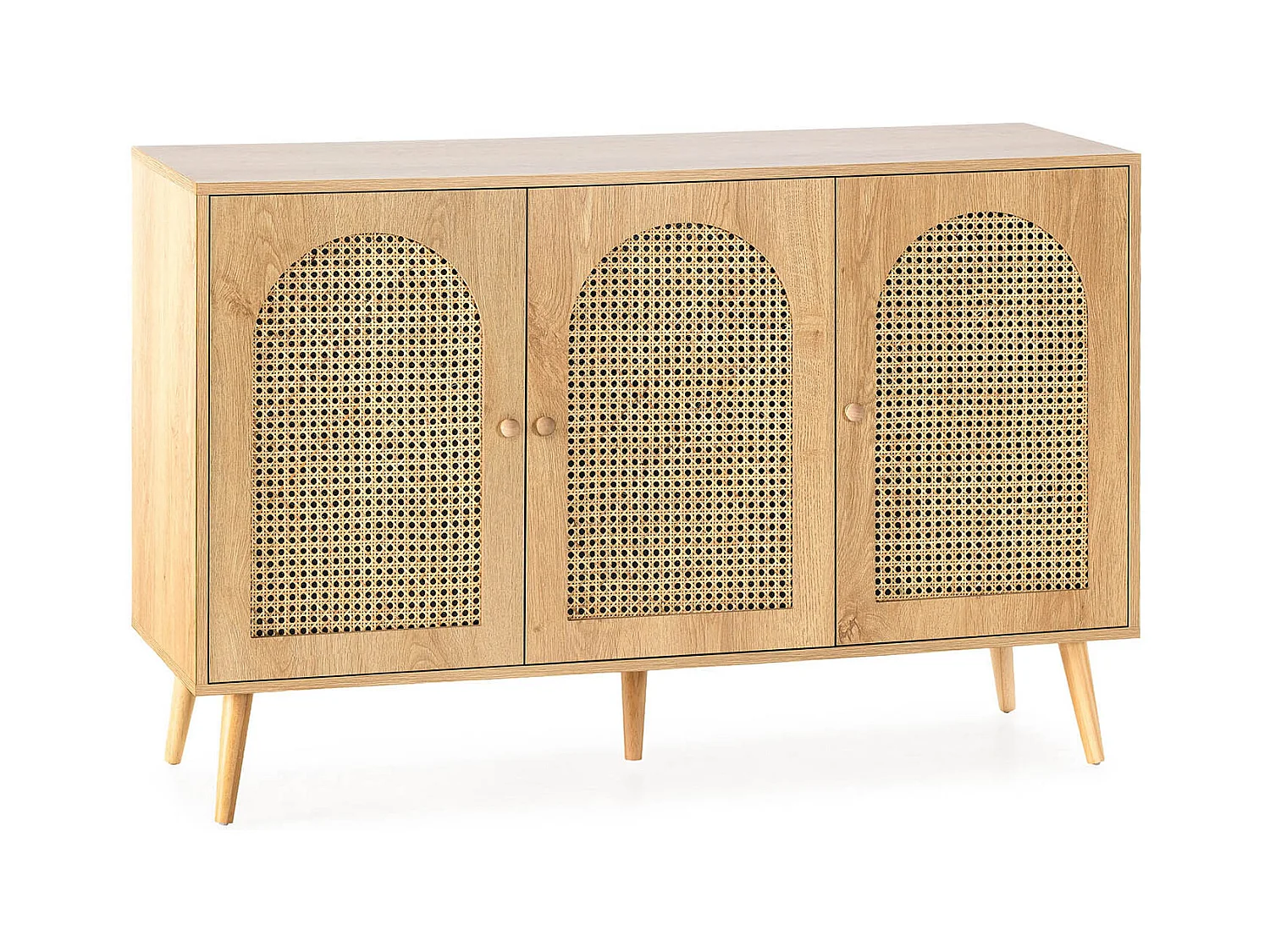 Credenza Luna 3 ante colore Rovere