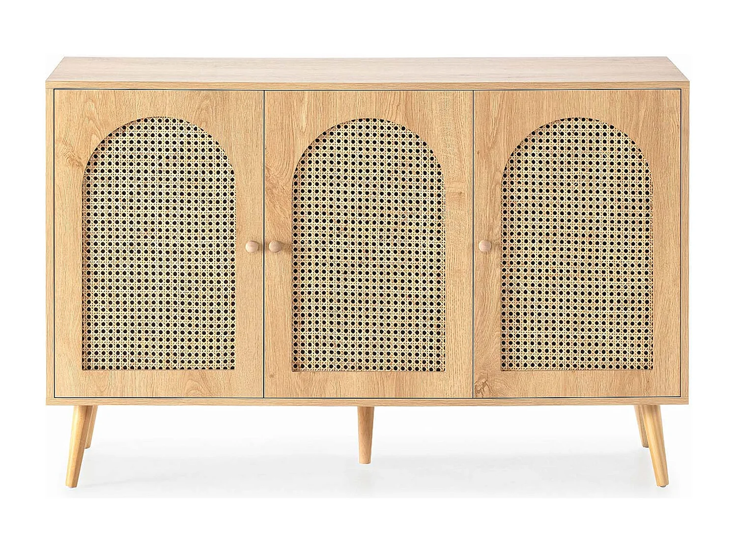 Bufet kolumnowy Luna 3-drzwiowy kolor Dąb