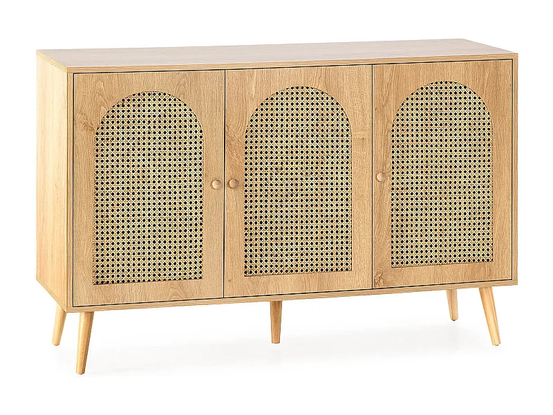 Credenza Luna 3 ante colore Rovere