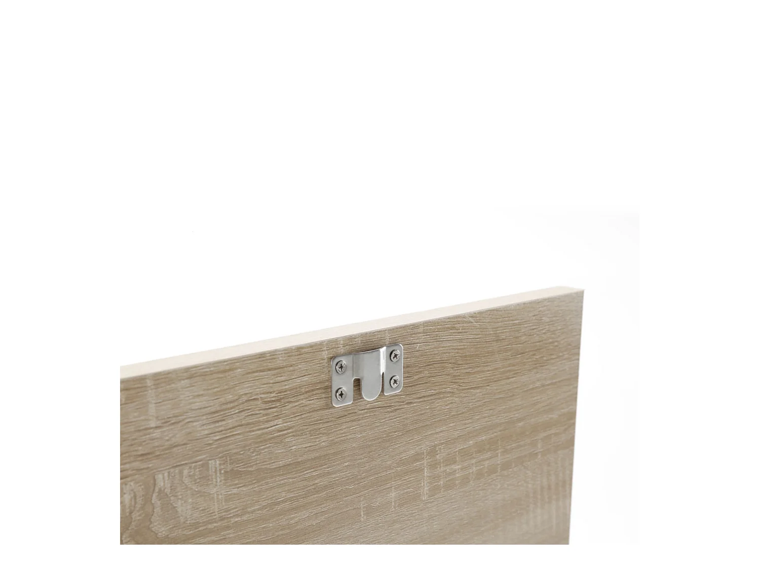 Kopfteil Musa 95 x 60 cm, Eichenfarbe, natürliches Rattan